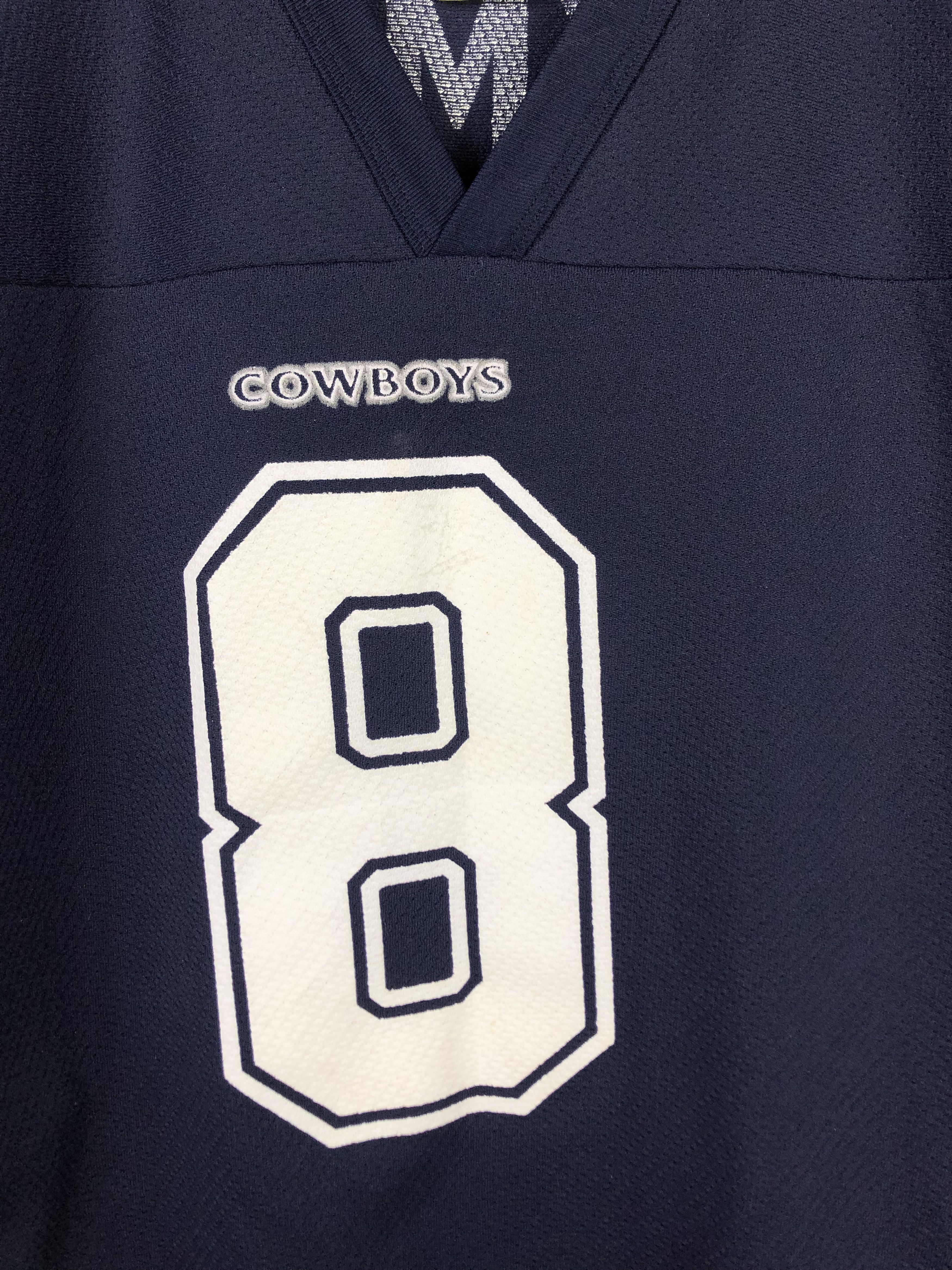 NFL × Vintage Vintage 90's Troy Aikman #8 Dallas Cowboys NFL Jersey Shirt Size US M / EU 48-50 / 2 - 4 Thumbnail