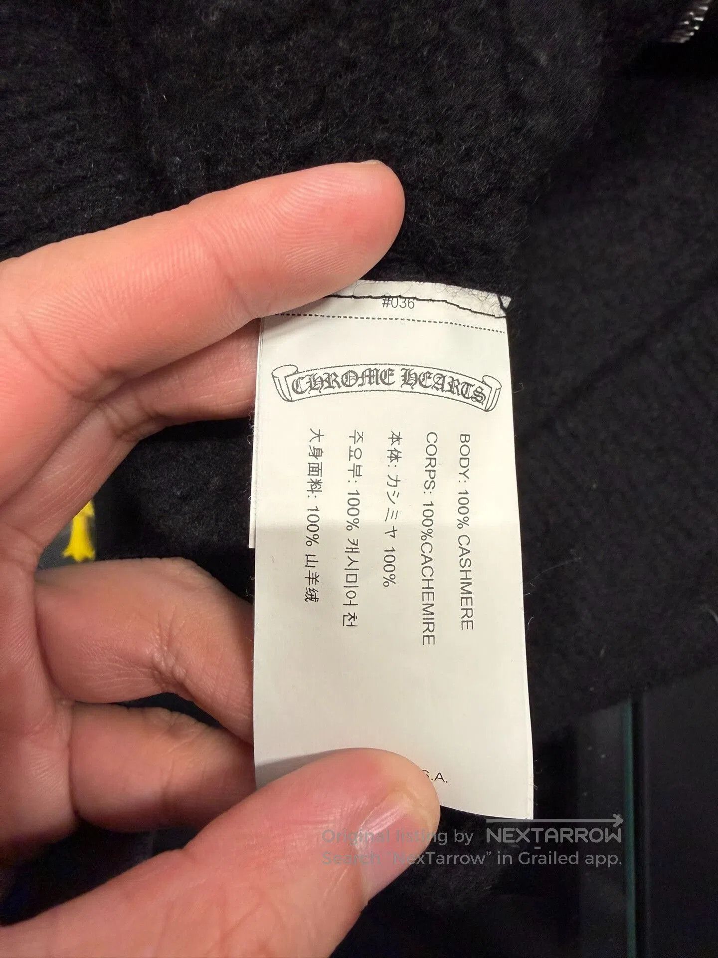 Chrome Hearts Chrome Hearts Black Cashmere Zip Hoodie L. Size US L / EU 52-54 / 3 - 6 Thumbnail