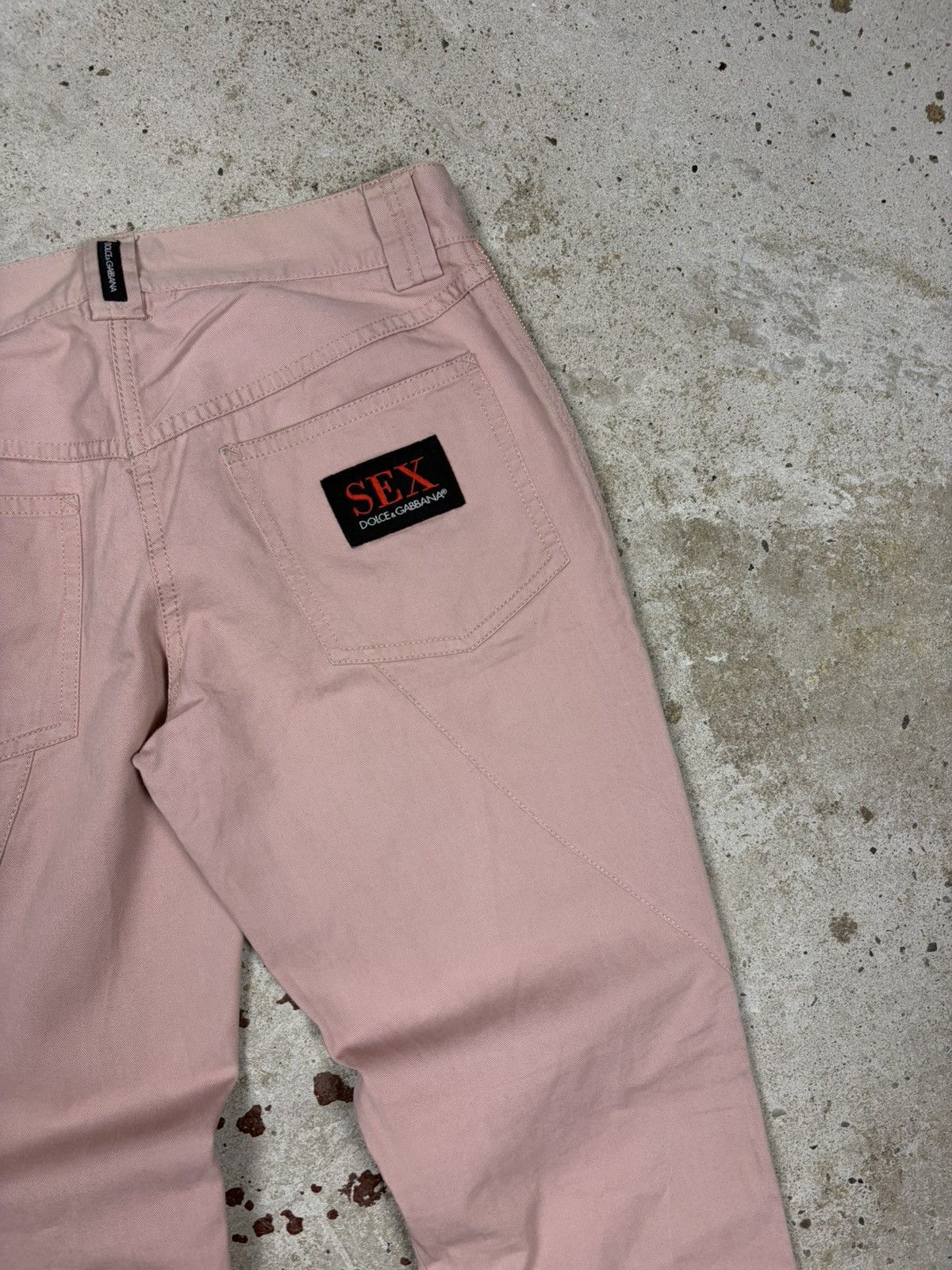 Dolce & Gabbana SS 2003 Dolce & Gabbana Sex Pink Multi Zippers Pants Size 26" / US 2 / IT 38 - 17 Thumbnail