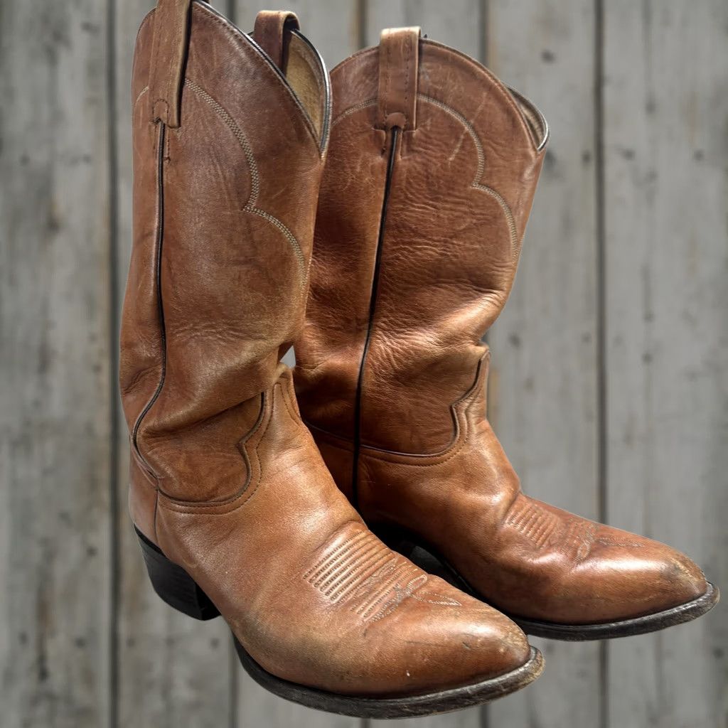 Tony Lama Tony Lama Western Mens Boots SZ 9 EE Ostrich  display picture 1