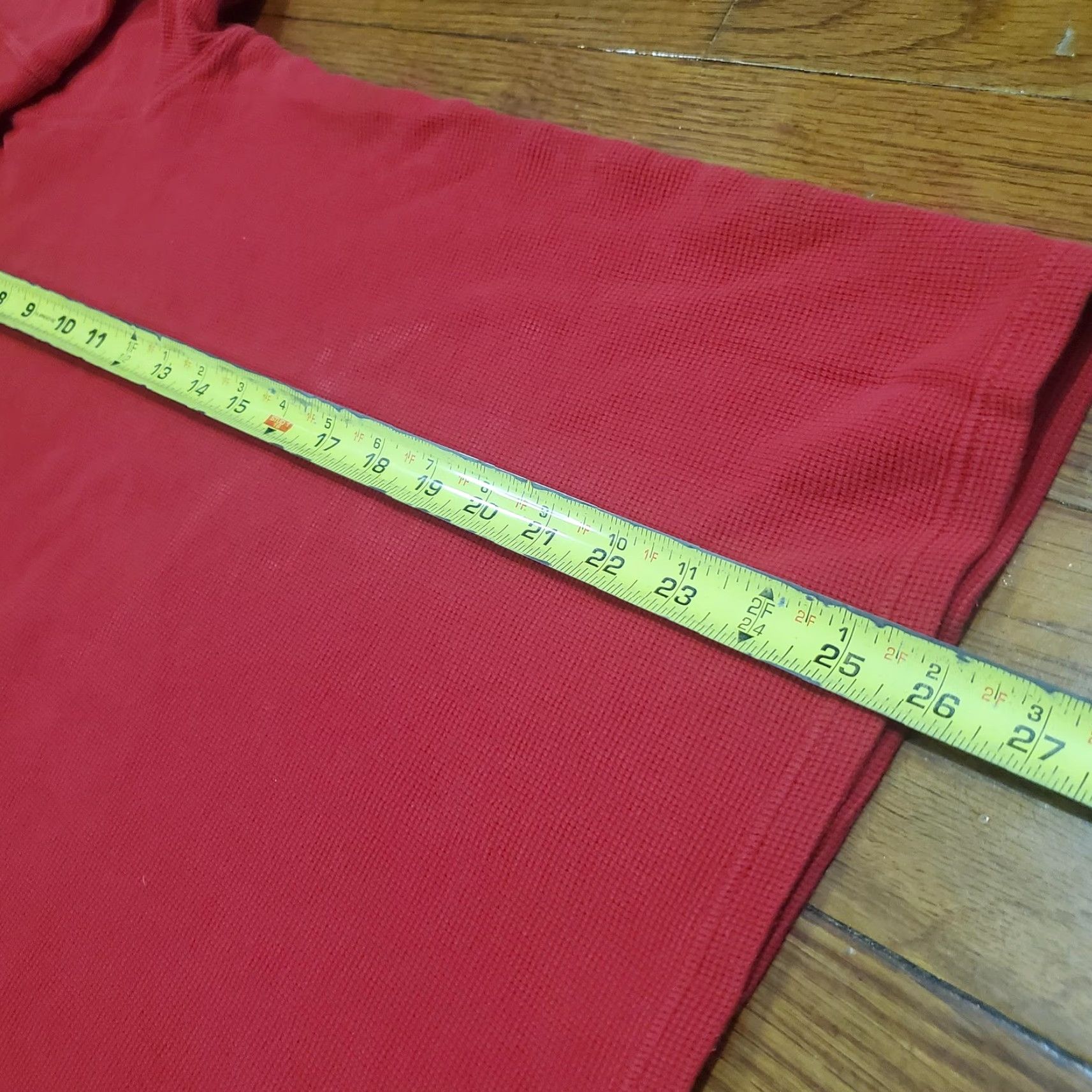 Polo Ralph Lauren Polo Ralph Lauren Shirt Mens Large Red Sleepwear Thermal Waffle Knit Crew Neck Long Sleeve Pajama Top Size US L / EU 52-54 / 3 - 7 Thumbnail
