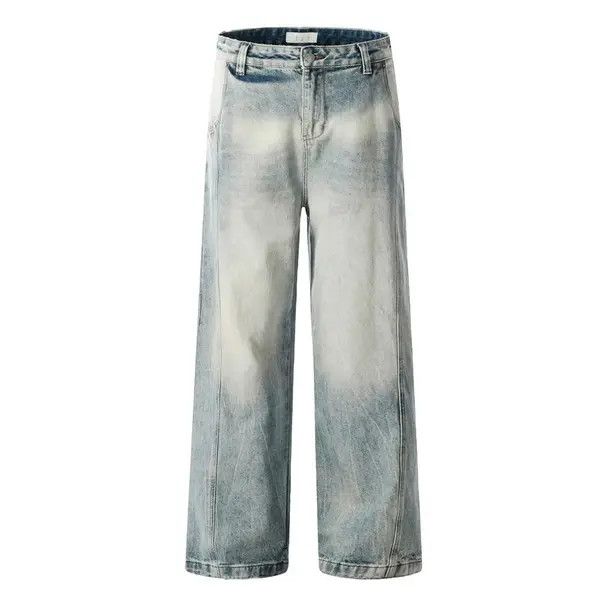 Vintage Riyo Men's casual punk distressed washed gradient jeans Size US 32 / EU 48 - 7 Thumbnail