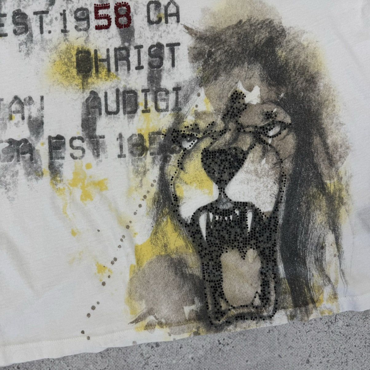 Christian Audigier × Vintage Vintage Christian Audigier Lion Logo Y2K Long Sleeve Shirt Size US S / EU 44-46 / 1 - 4 Thumbnail