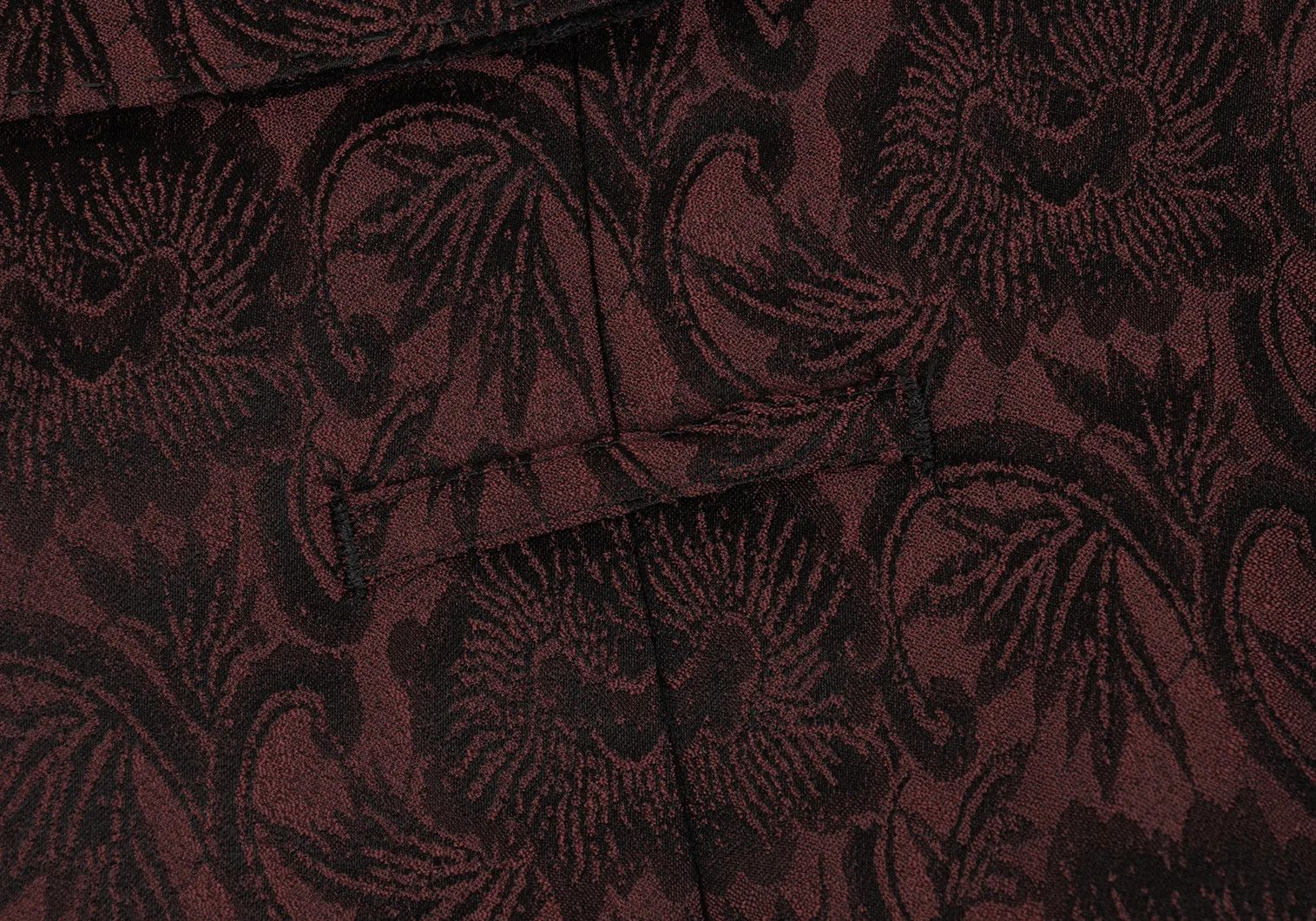 Jean Paul Gaultier Damask Jacquard 4B Jacket in Wine Size 48 Size US M / EU 48-50 / 2 - 13 Thumbnail