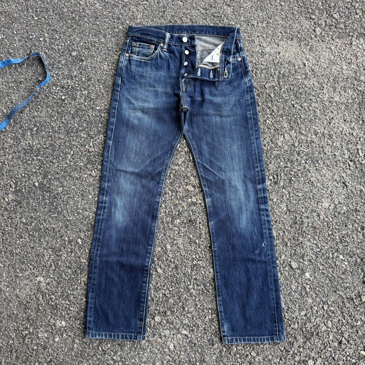 Levi's LEVI'S 501 BUTTON FLY RIPPEP JEAN DENIM PANTS Size US 30 / EU 46 - 2 Thumbnail