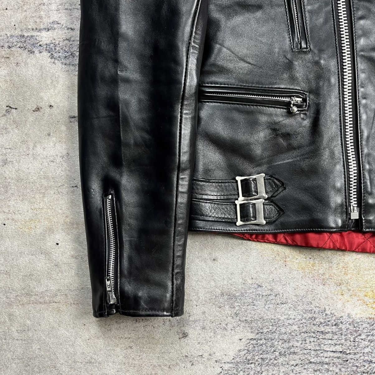 Isamu Katayama Backlash × Japanese Brand × Schott Archive Triple Six 666 double riders leather jacket Size US M / EU 48-50 / 2 - 6 Thumbnail