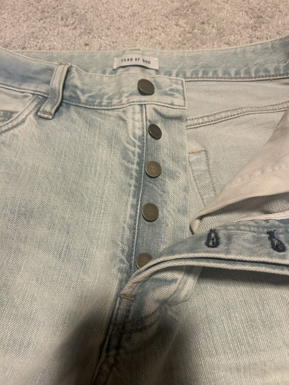 Fear of God Fear of God Denim Size US 31 - 5 Thumbnail
