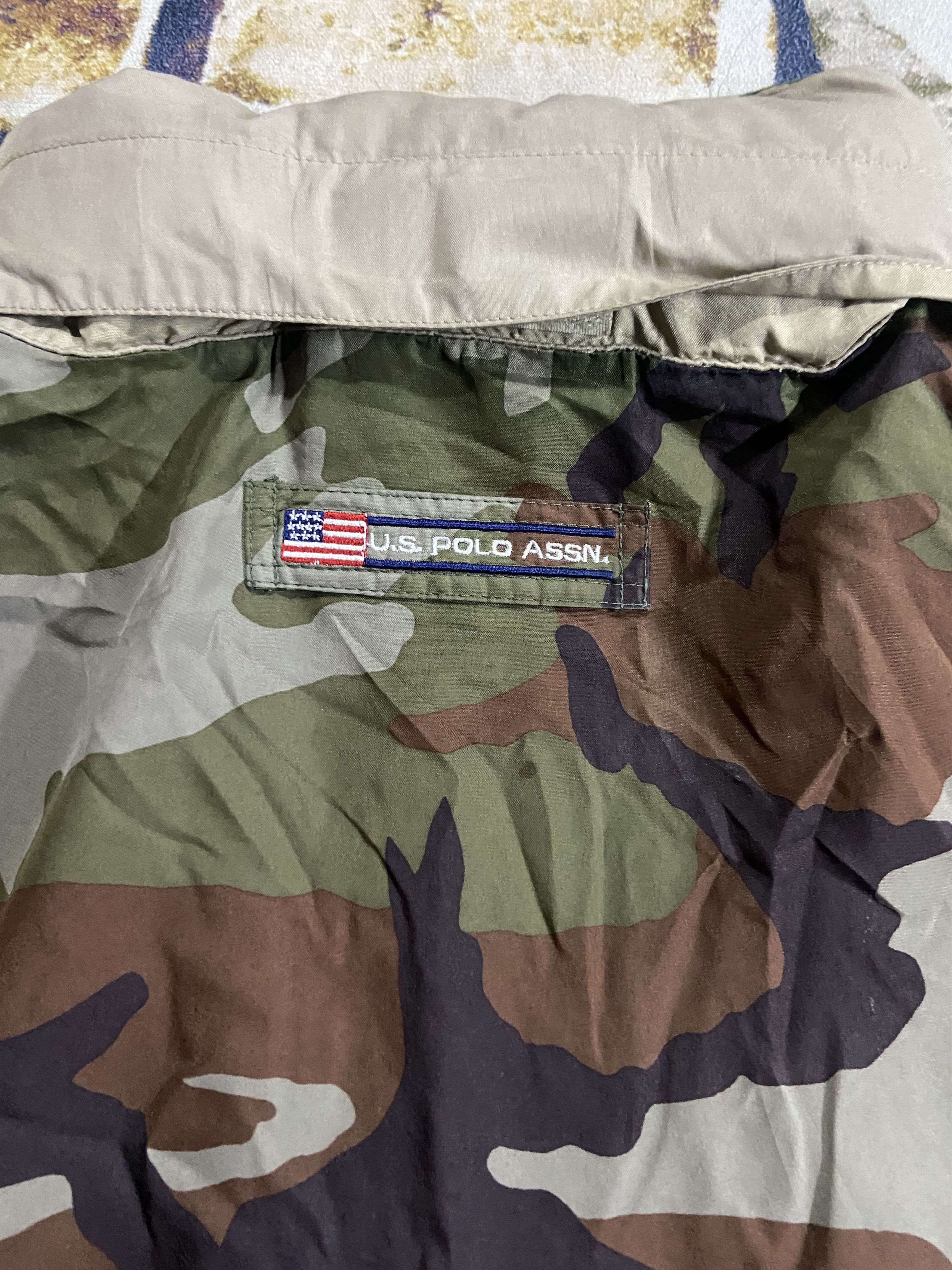 Japanese Brand × U.S. Polo Assn. US POLO ASS camo jacket Rare Size US XL / EU 56 / 4 - 17 Thumbnail