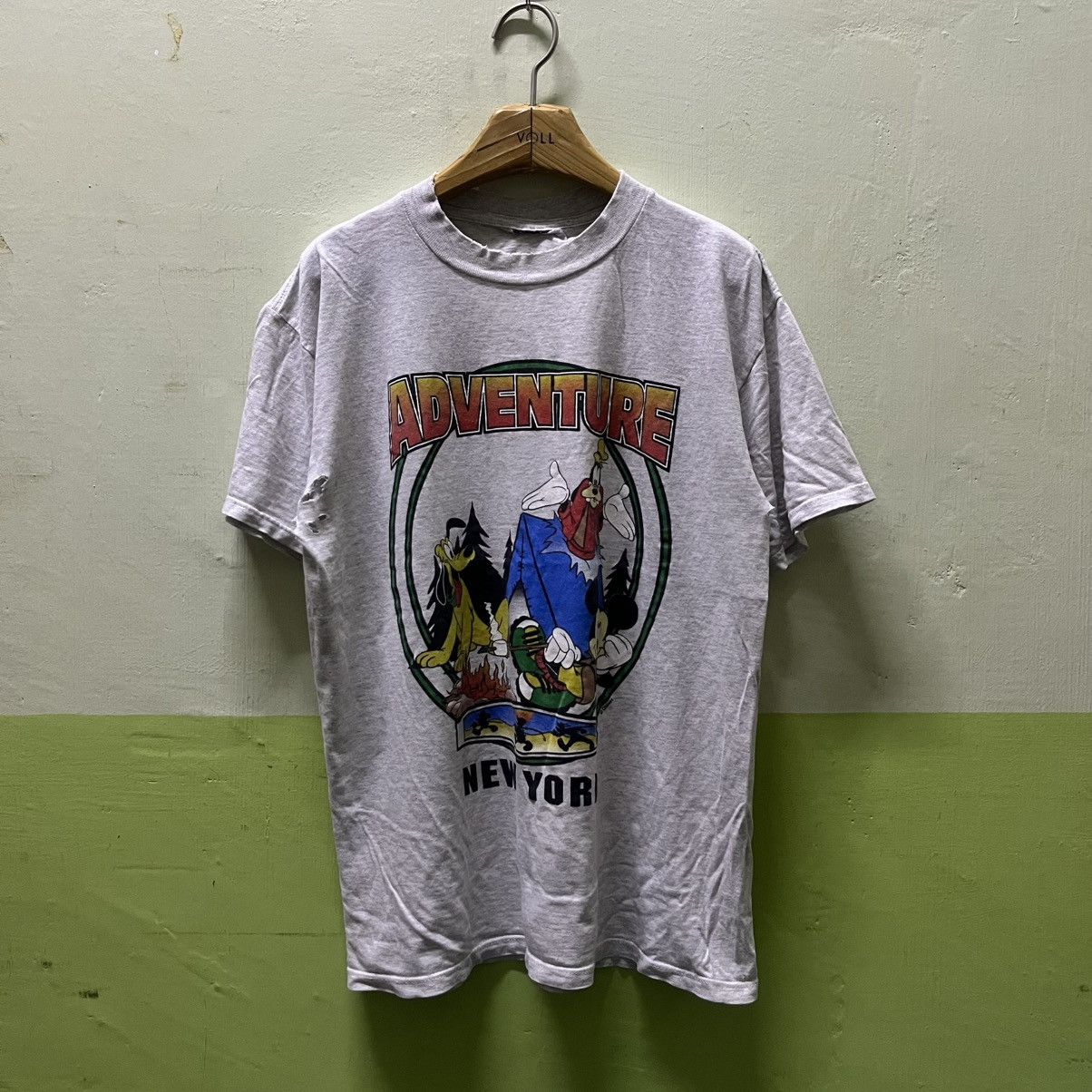 Mickey Mouse Rare Distressed Vtg Mickey Mouse And Friends ‘Adventure’ Tee Size US M / EU 48-50 / 2 - 1 Thumbnail