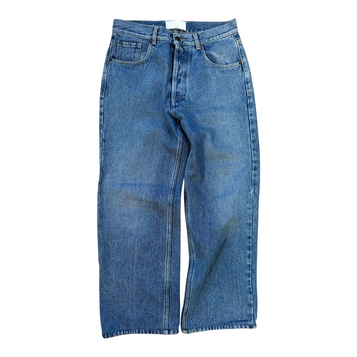 Maison Margiela Maison Margiela SS18 1A Class Wide Leg Jeans Size US 30 / EU 46 - 2 Thumbnail