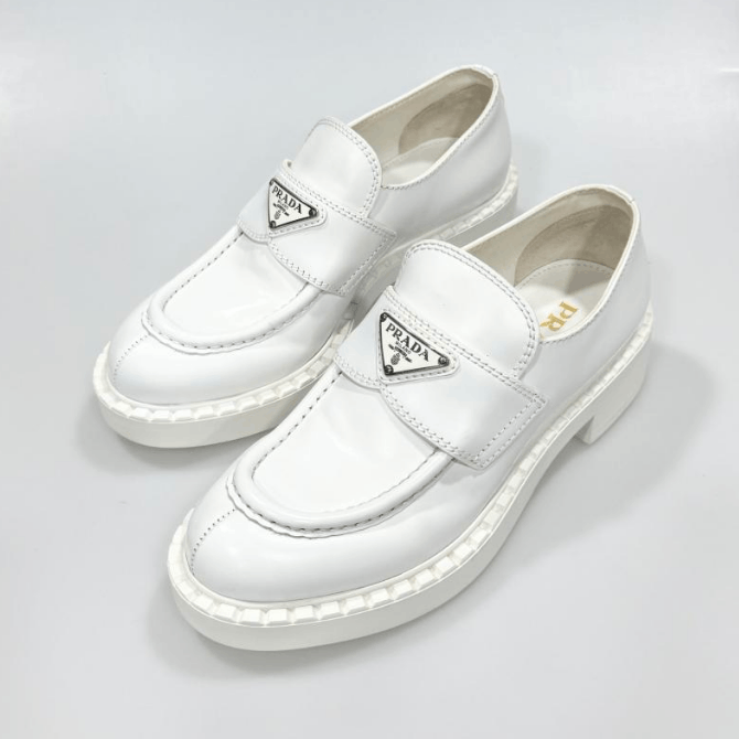 Prada Prada round toe slip-on loafers Size US 6.5 / IT 36.5 - 1 Thumbnail