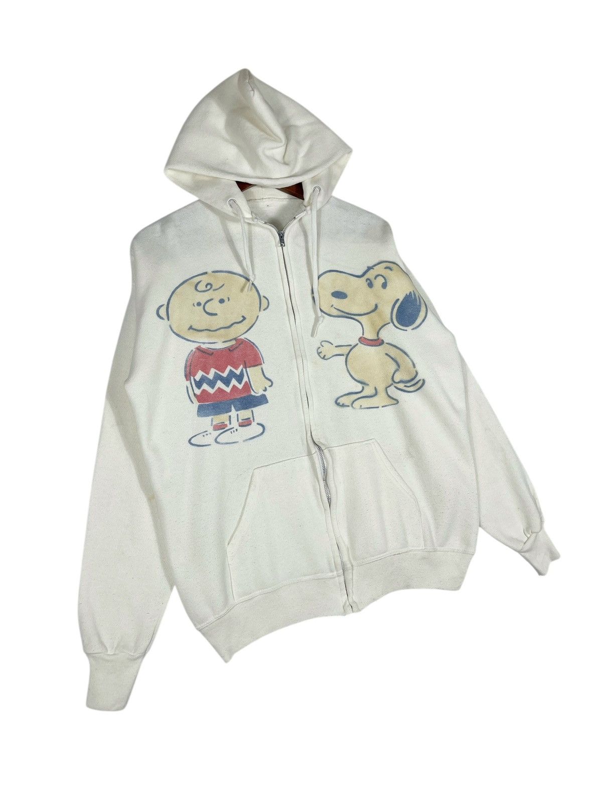 Peanuts Vintage 60s 70s Peanuts Charlie Brown & Snoopy Hoodie Size US XL / EU 56 / 4 - 3 Thumbnail