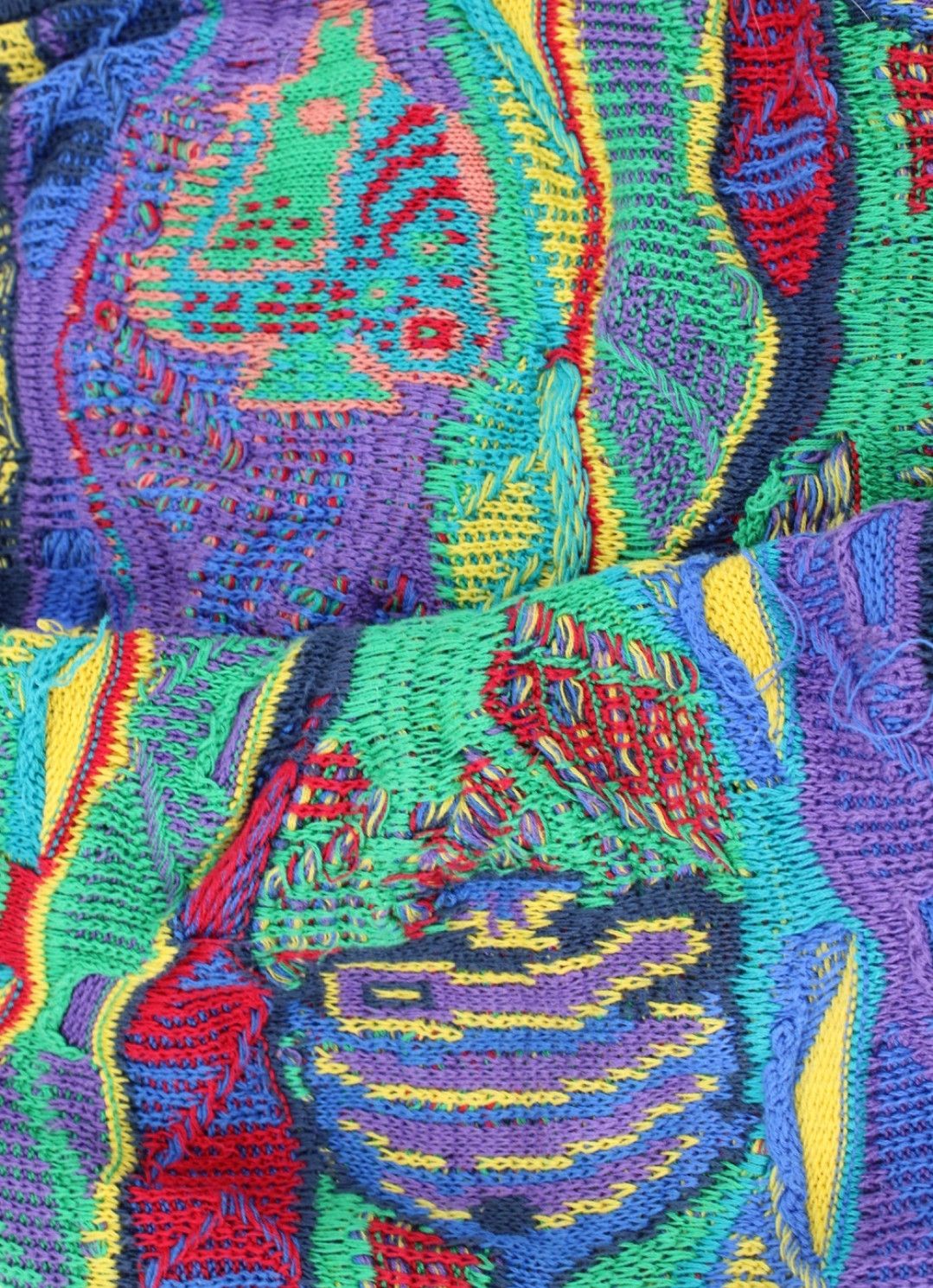 Coogi Coogi Fish 3D Knit Cardigan Size US M / EU 48-50 / 2 - 9 Thumbnail