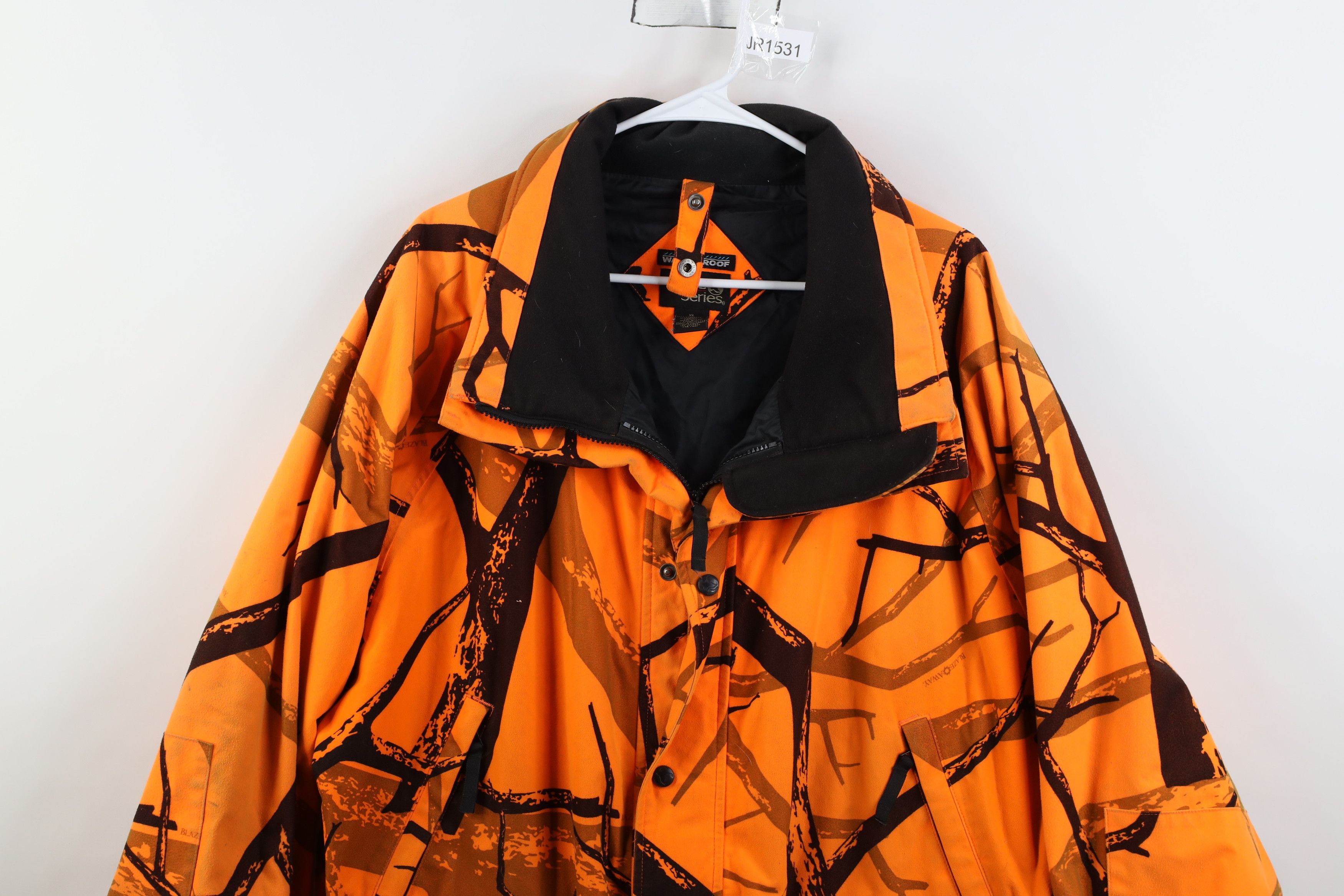 Vintage Vintage 90s Streetwear Chamois Cloth Chore Barn Jacket Blaze Size US XL / EU 56 / 4 - 2 Thumbnail