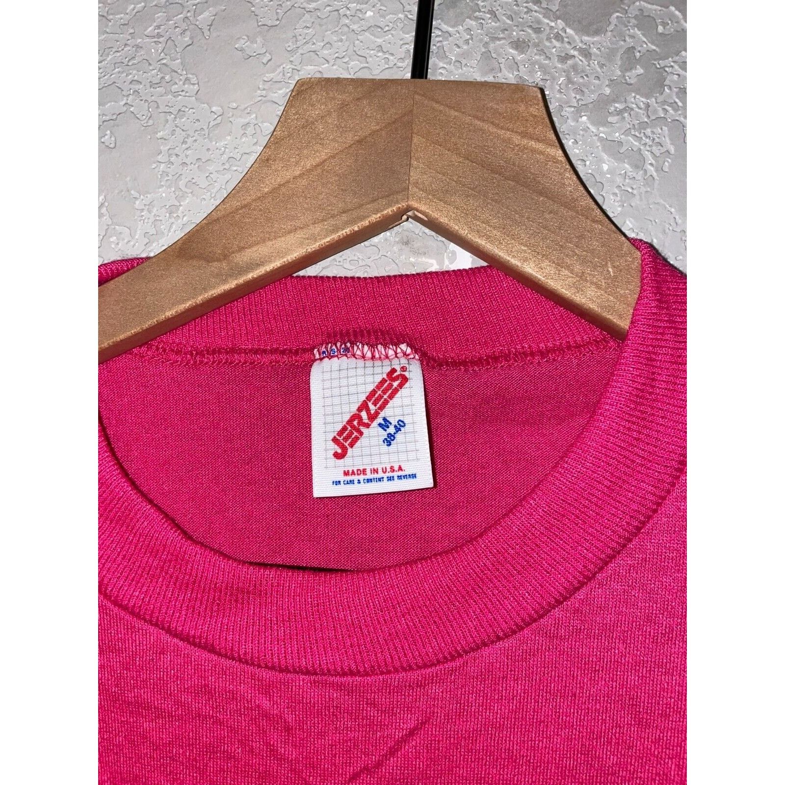 Jerzees Vintage Las Vegas Shirt NV Nevada Flower Pink Tee VTG 90s M Size US M / EU 48-50 / 2 - 7 Thumbnail