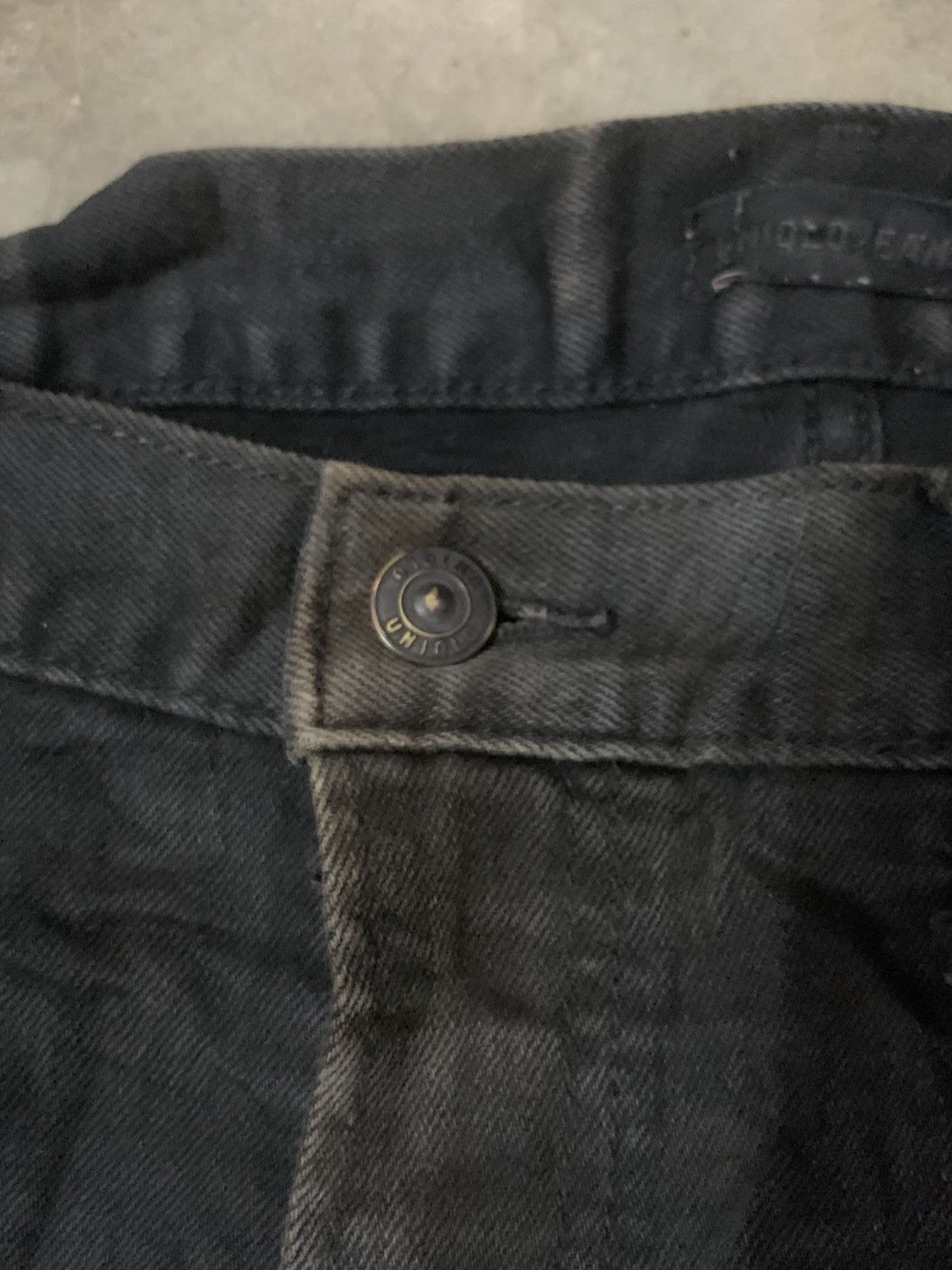 Japanese Brand Uniqlo Selvedge Distressed Denim Jeans Size US 35 - 5 Thumbnail