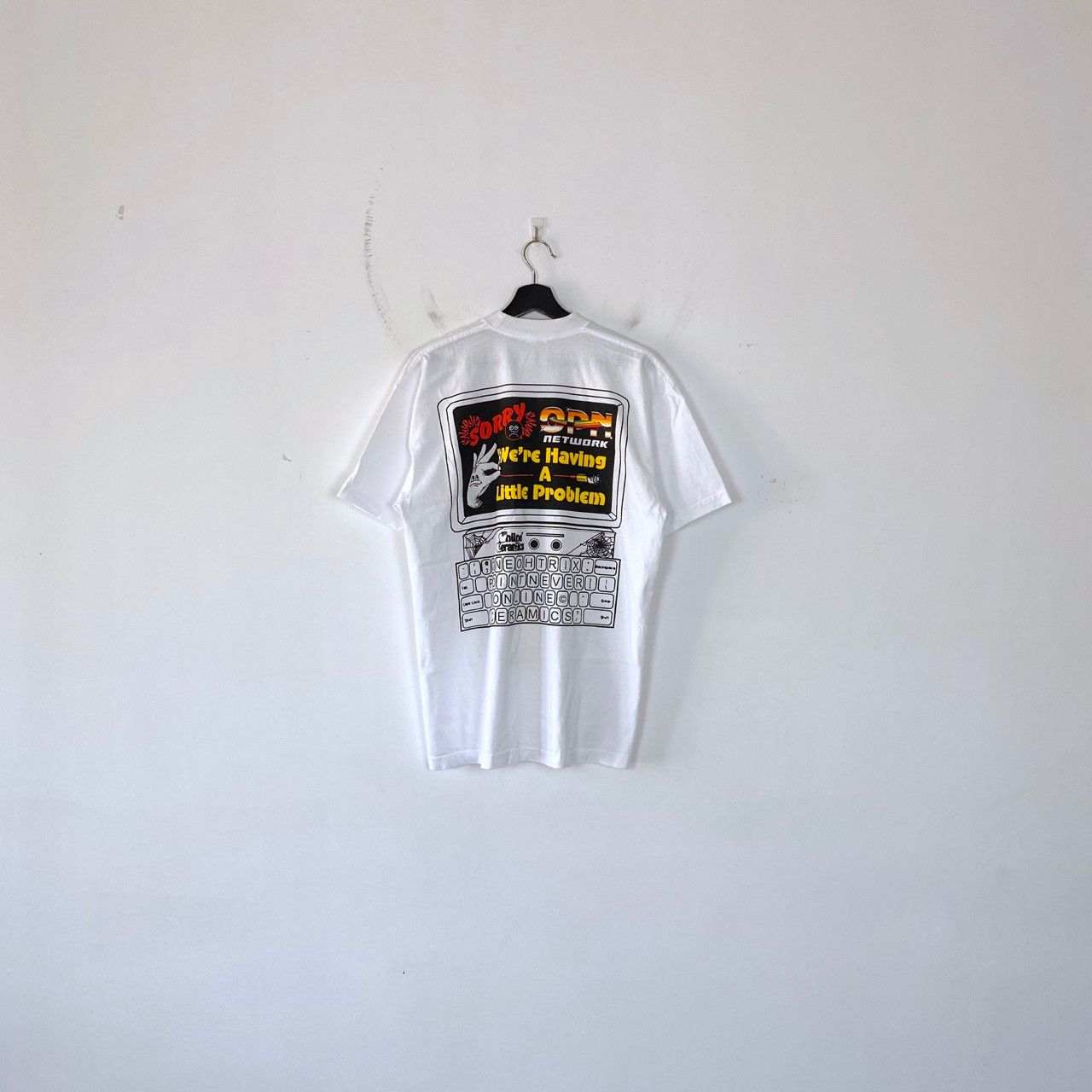 Online Ceramics X ONEOHTRIX POINT NEVER SORRY WE'RE HAVING A PROBLEM TEE Size US L / EU 52-54 / 3 - 2 Thumbnail
