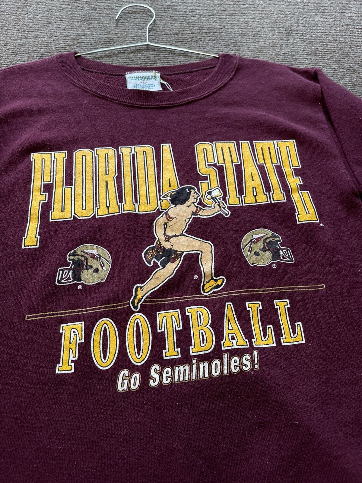 Vintage Vintage Sweater Florida State Football Mascot M. Size US M / EU 48-50 / 2 - 2 Thumbnail