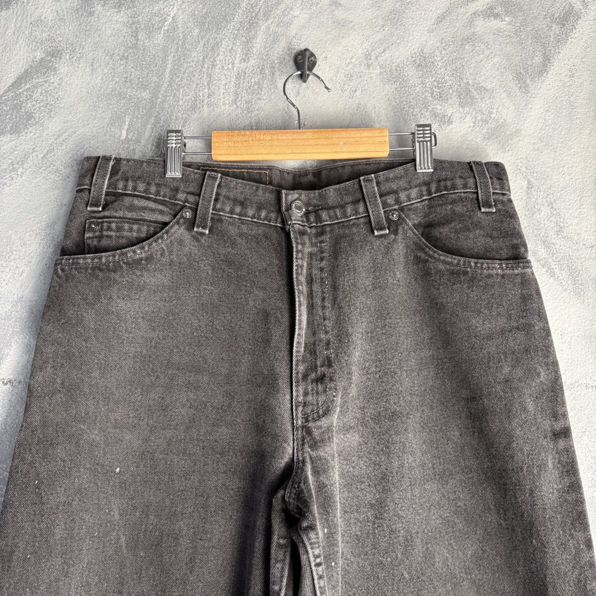 Levi's Vintage 90s Levi’s 560 Orange Tab Loose Black Denim Jeans 34 Size US 34 / EU 50 - 2 Thumbnail