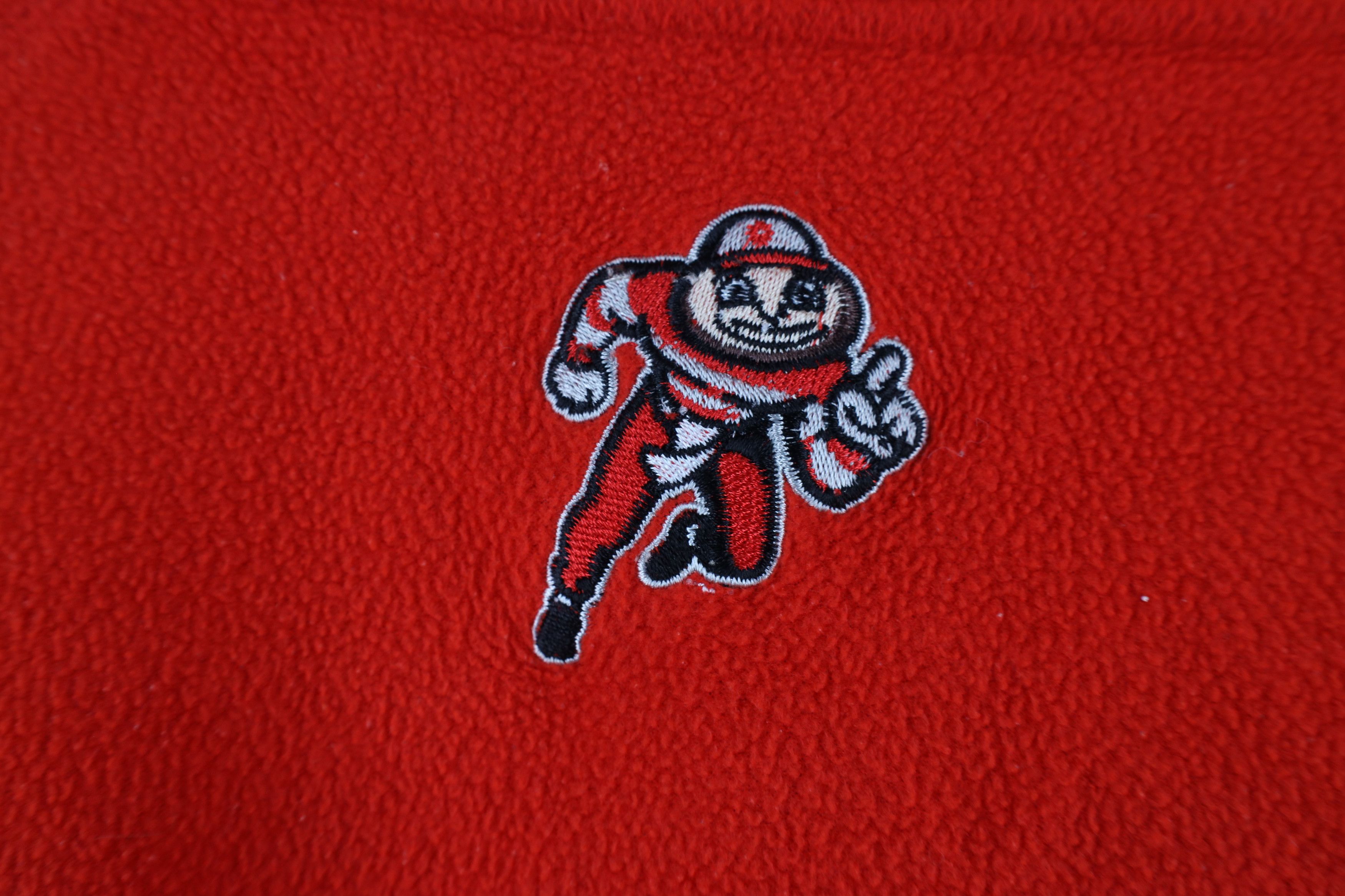 Vintage Vintage Ohio State University Lined Fleece Full Zip Jacket Size US XXL / EU 58 / 5 - 12 Thumbnail