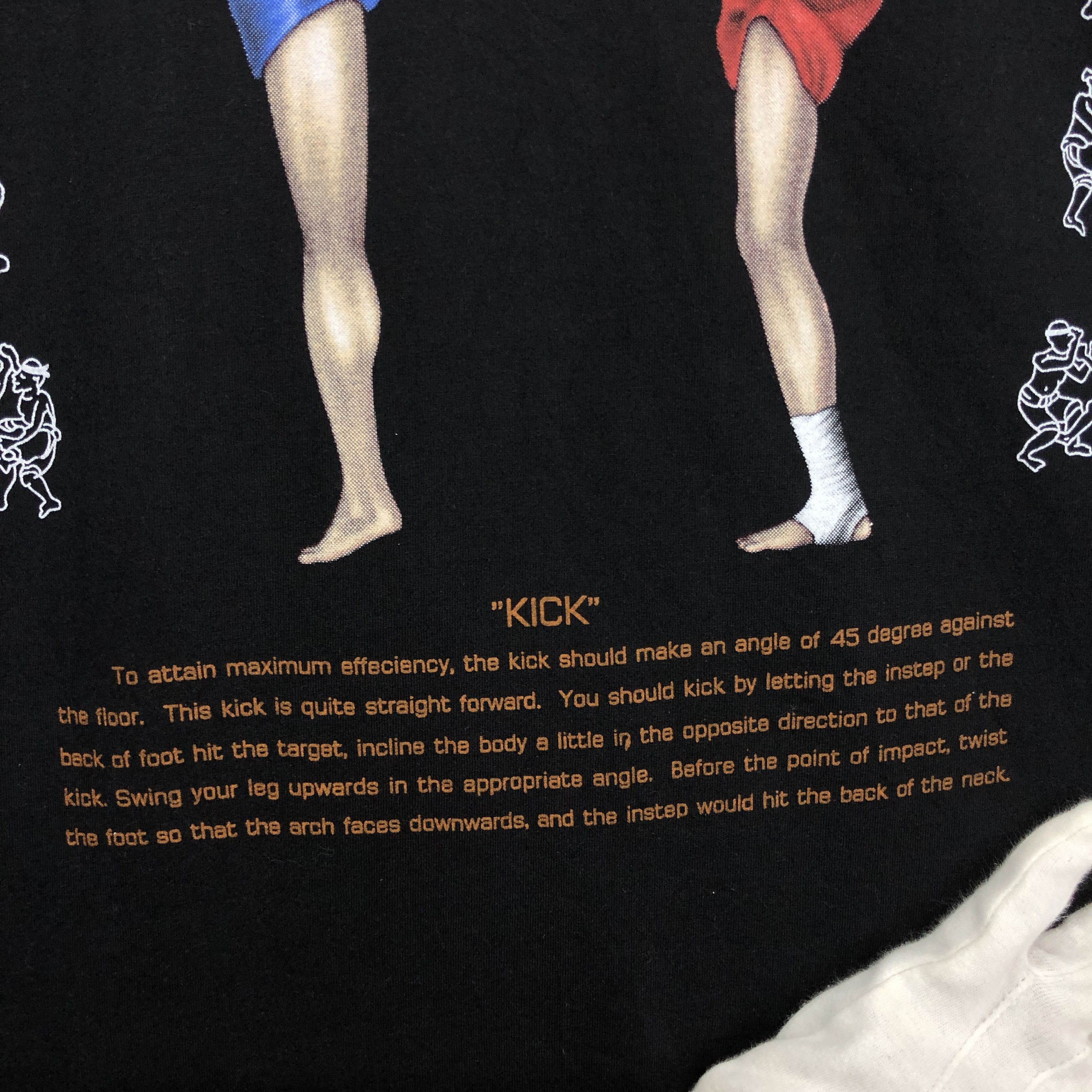 Other MUAY THAI Kick Lesson Crew Neck T Shirt #1582/01 Size US L / EU 52-54 / 3 - 3 Thumbnail