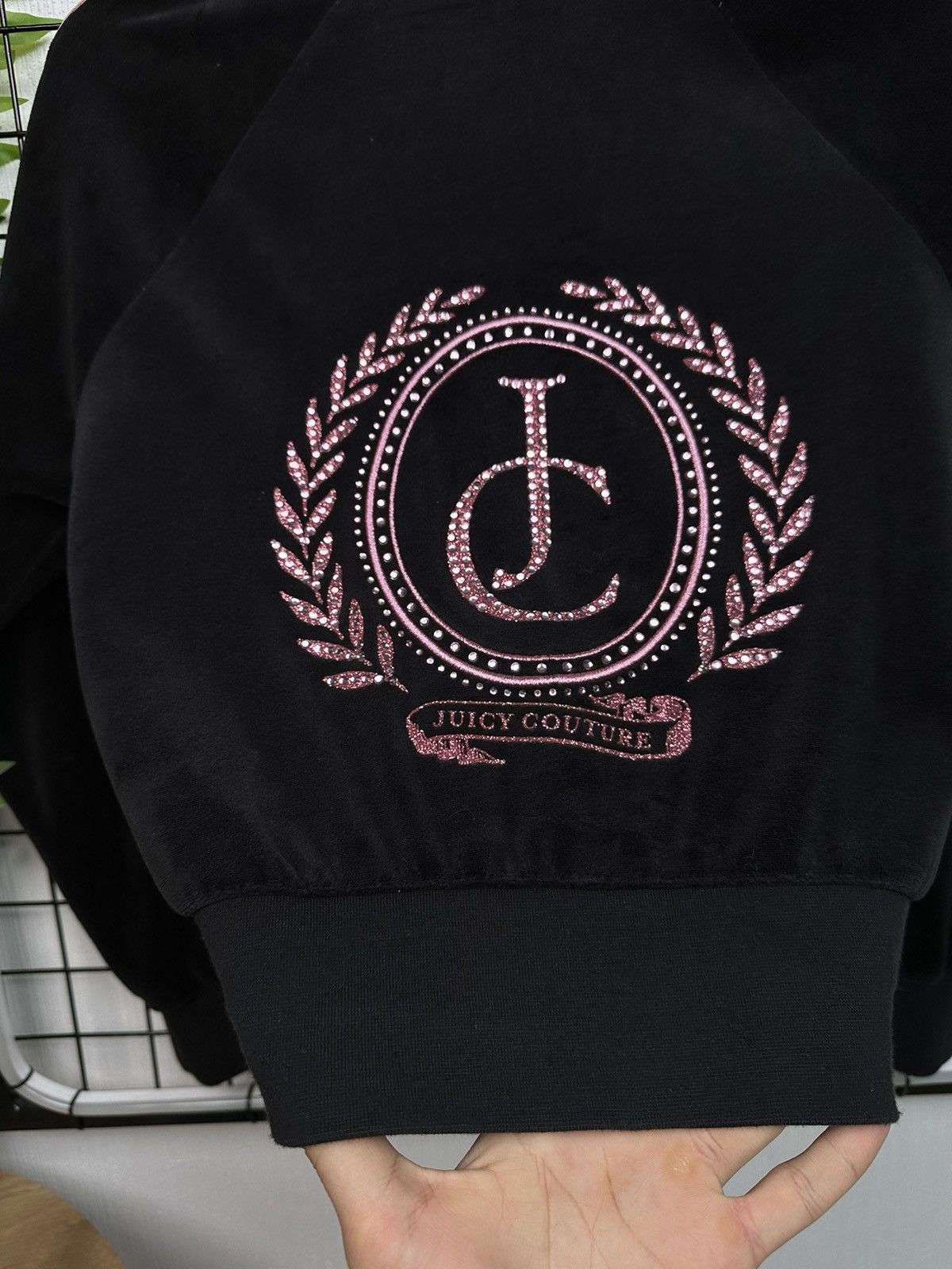 Juicy Couture × Vintage VELOUR JUICY COUTURE Black Label ZIP women S pullover Size S / US 4 / IT 40 - 13 Thumbnail