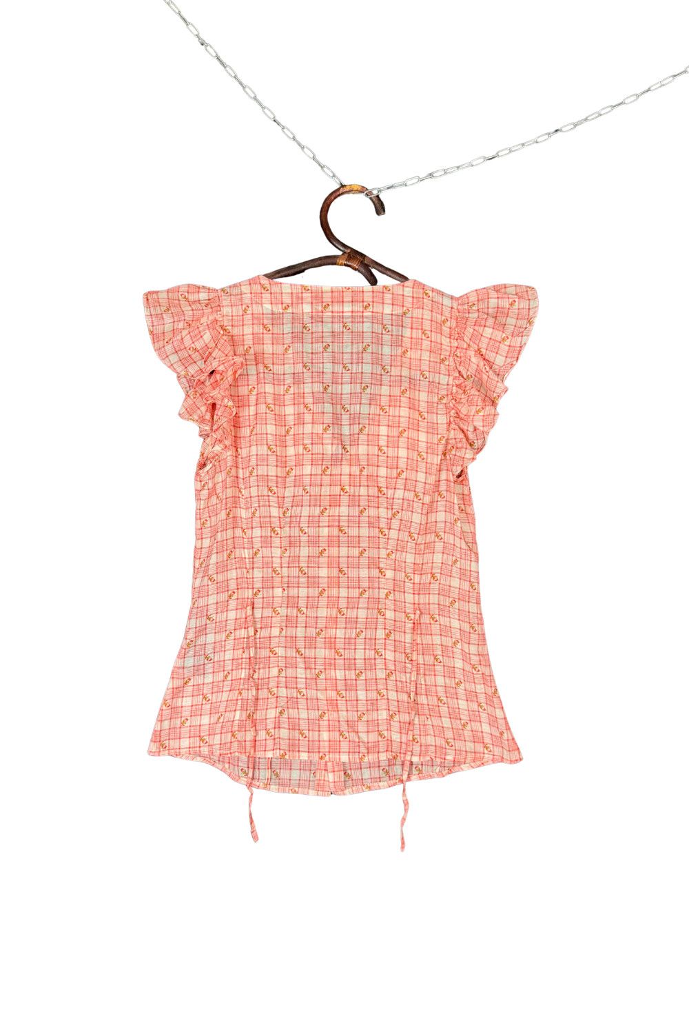 Polo Ralph Lauren RRL Ralph Lauren Prairie Floral Plaid Ruffle Blouse Women’s Size US XS / EU 42 / 0 - 2 Thumbnail