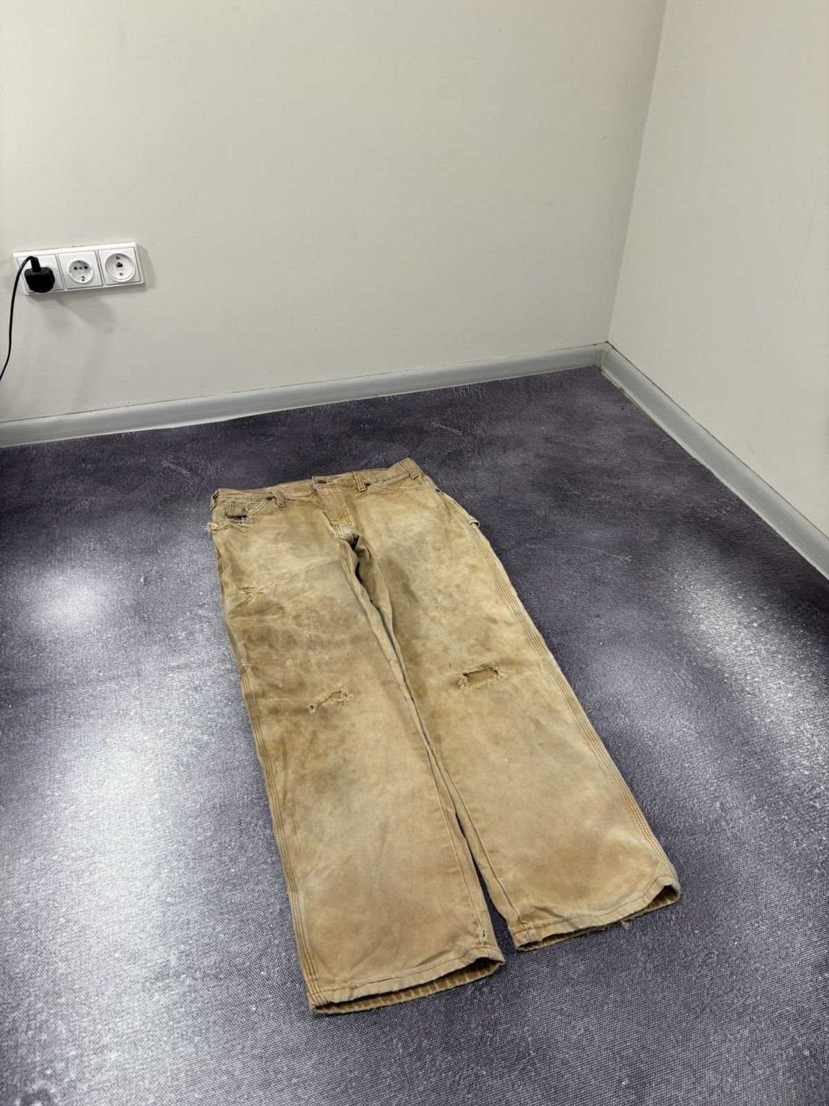 Dickies Vintage Dickies USA Workwear Faded Baggy Carpenter Pants Size US 34 / EU 50 - 9 Thumbnail