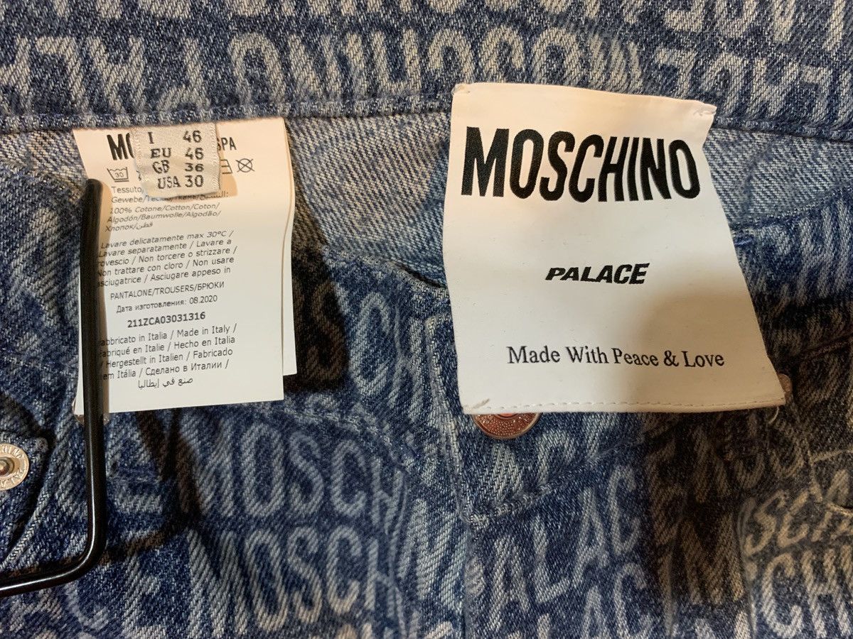 Palace Palace x Moschino Denim Jean Size US 30 / EU 46 - 5 Thumbnail