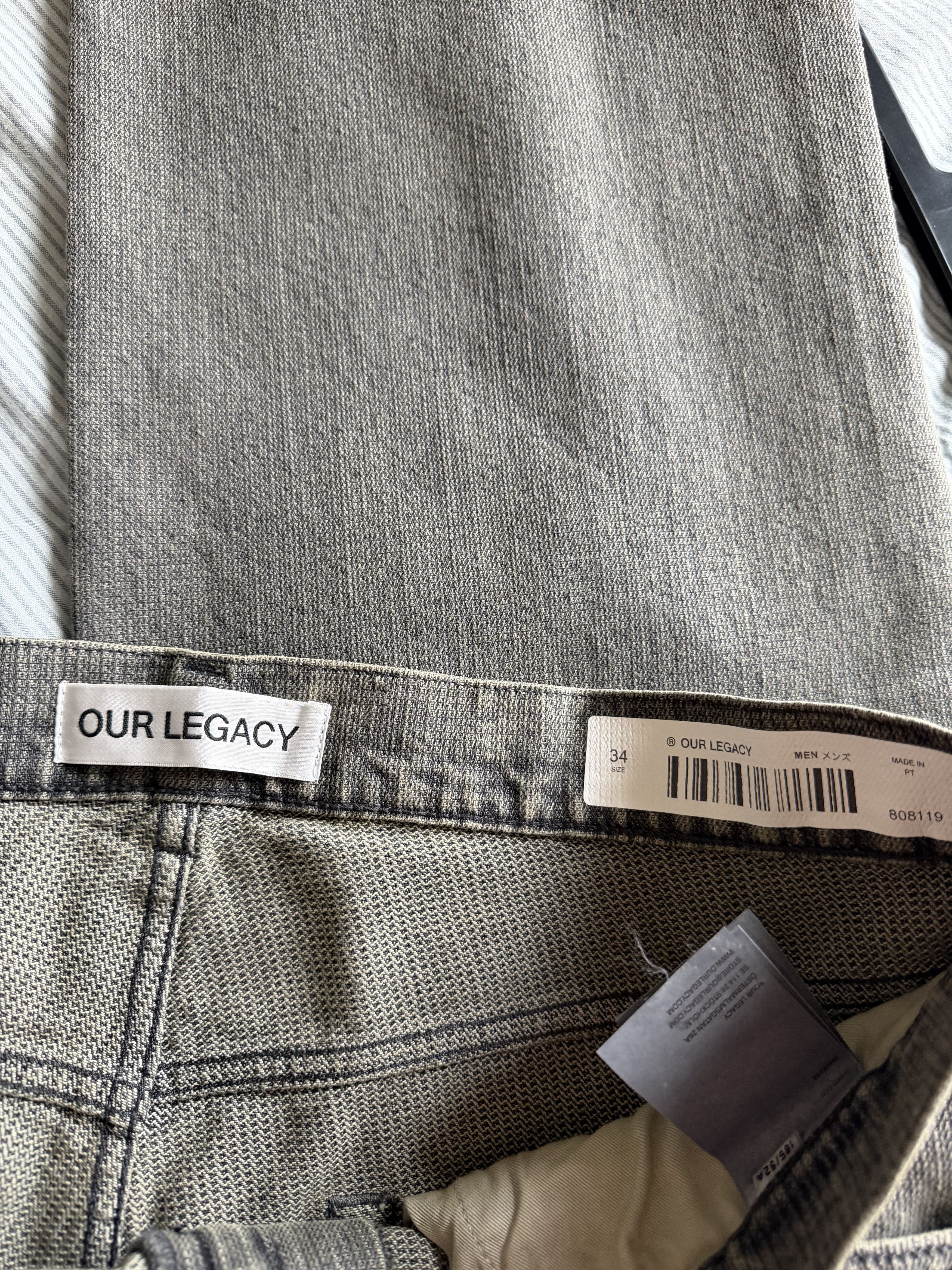 Our Legacy Our Legacy Third Cut Jeans in Ash Dust Chain Twill Size US 34 / EU 50 - 9 Thumbnail