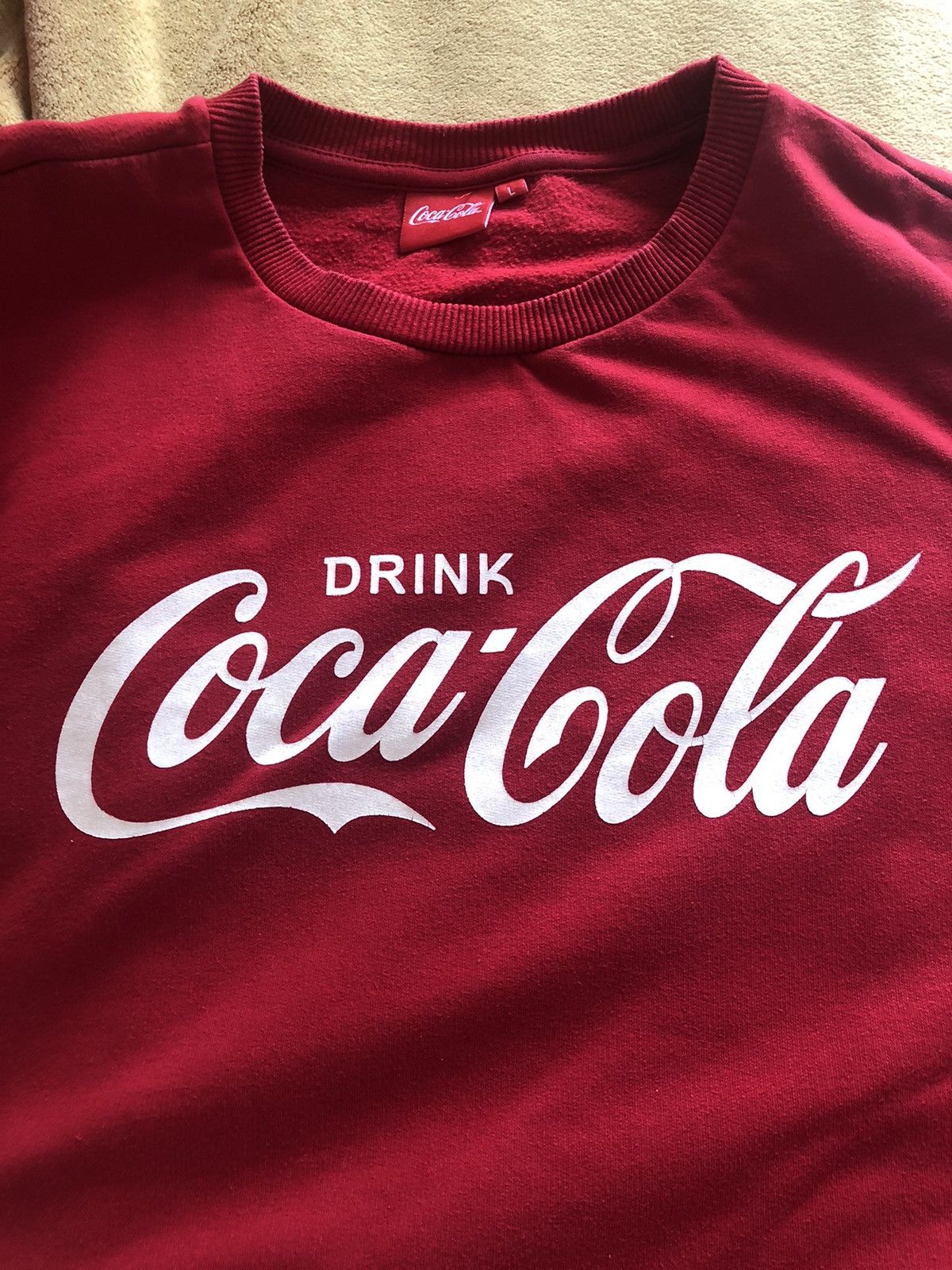 Coca Cola × Vintage RARE COCA COLA OFFICIAL CREWNECK SWEATER Size US L / EU 52-54 / 3 - 2 Thumbnail
