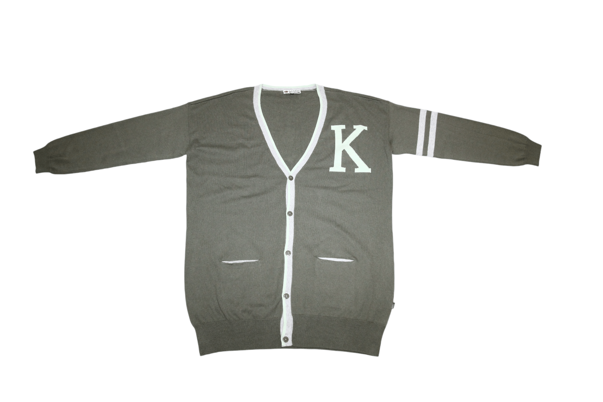 Japanese Brand Kuyichi Logo Embroidery Organic Cotton Buttons Cardigan Size L / US 10 / IT 46 - 4 Thumbnail