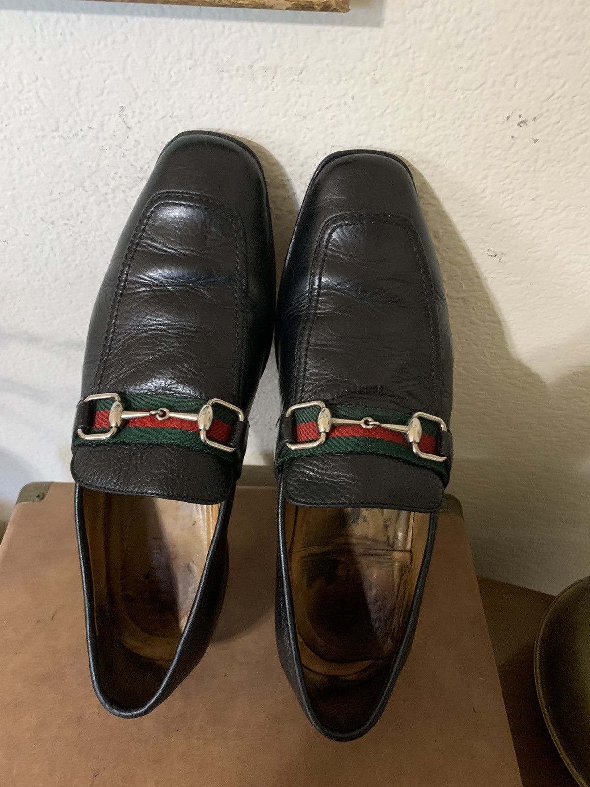 Gucci MOCA Pel S. Gomma Dollar loafers Size US 10 / EU 43 - 8 Thumbnail