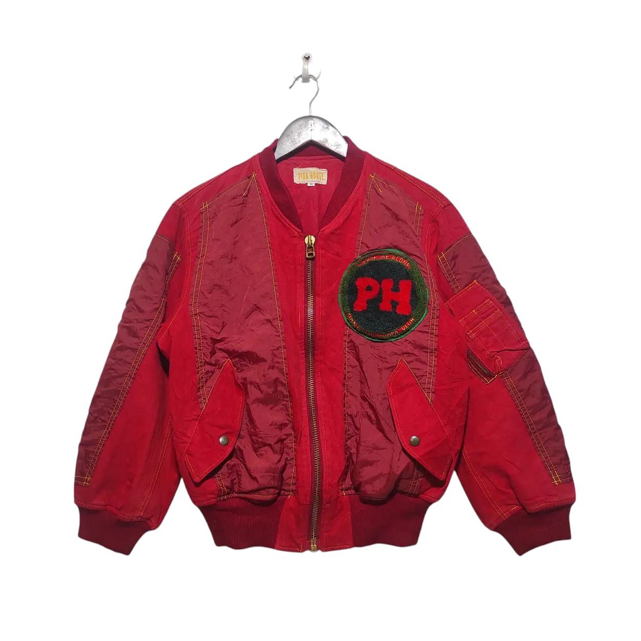 Pink House Vintage Pink House Bomber jacket Size US M / EU 48-50 / 2 - 1 Thumbnail