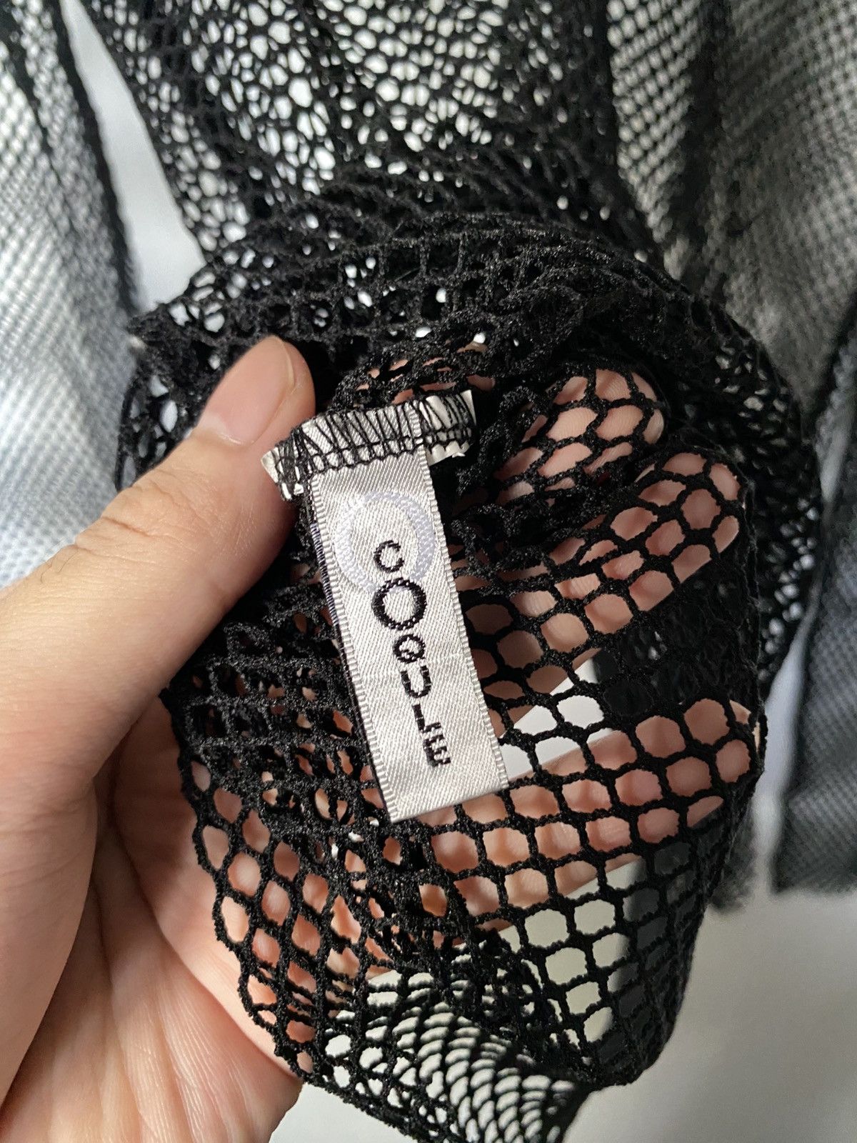 If Six Was Nine × Japanese Brand × Le Grande Bleu (L.G.B.) Coqule Fishnet Mesh Longsleeve Open Knit Punk Style Size US M / EU 48-50 / 2 - 4 Thumbnail
