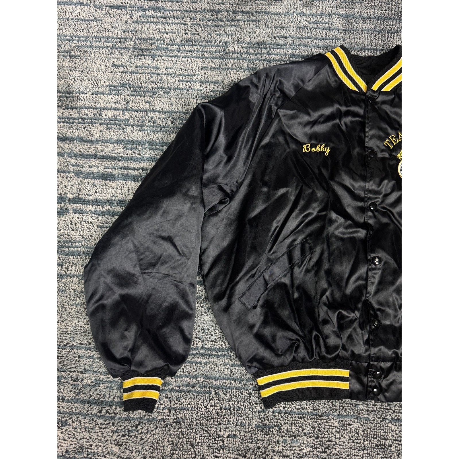 & Other Stories Vintage Teamsters King Louie Sz XL USA Black Jacket Size US XL / EU 56 / 4 - 3 Thumbnail