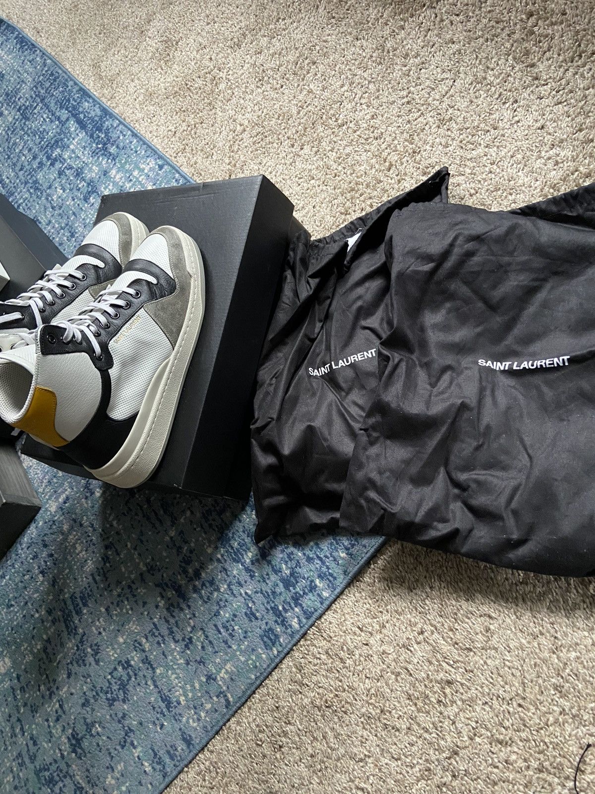 Yves Saint Laurent Sl24 high top sneaker Size US 9.5 / EU 42-43 - 9 Thumbnail