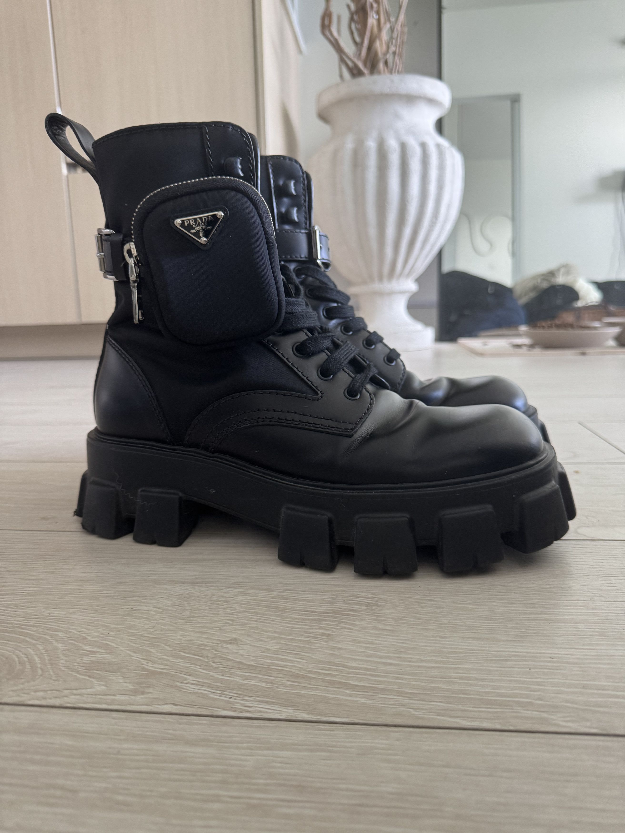 Prada Prada Monolith Boots Size US 8 / EU 41 - 3 Thumbnail