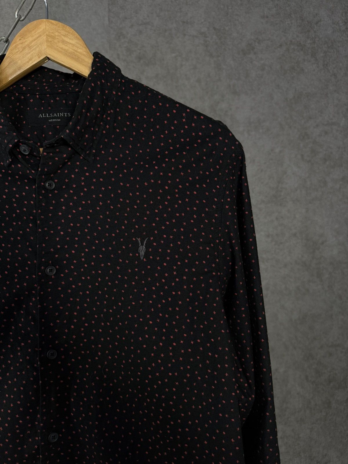 Allsaints Allsaints designer monogram shirt Size US M / EU 48-50 / 2 - 2 Thumbnail