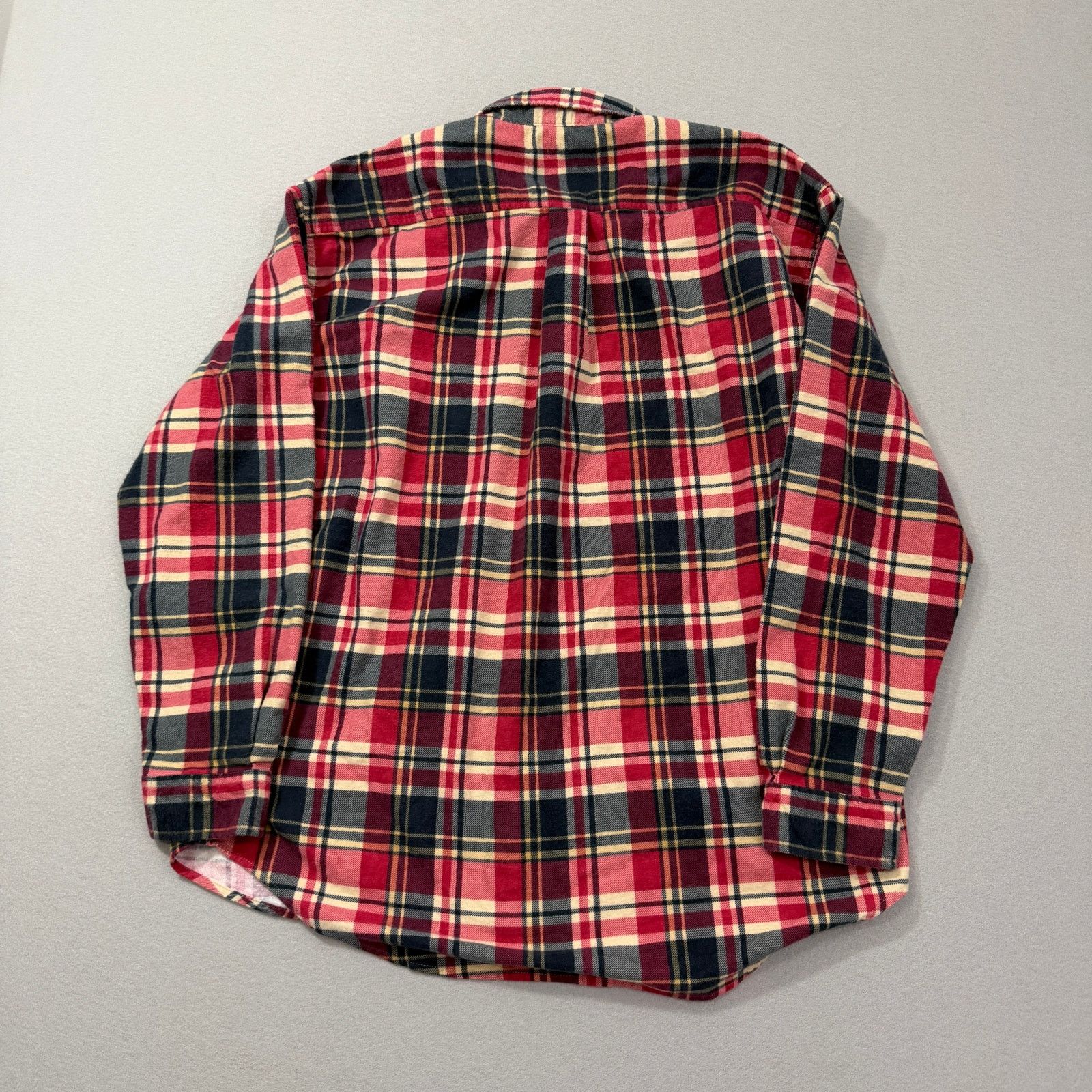 J.Crew Vintage J Crew Flannel Shirt Men's Large Red Plaid Preppy Size US L / EU 52-54 / 3 - 5 Thumbnail