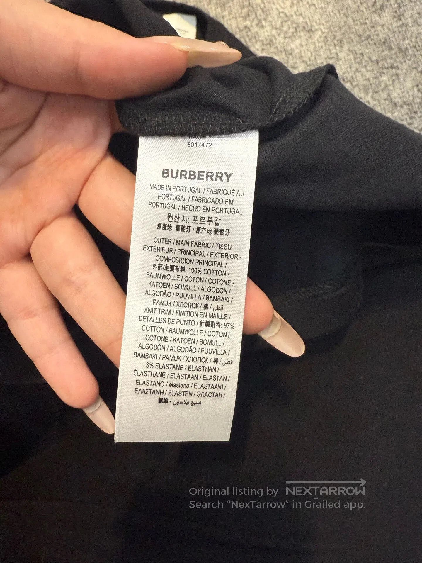 Burberry Burberry TB Print Black Cotton Womenswear. Size XS / US 0-2 / IT 36-38 - 2 Thumbnail