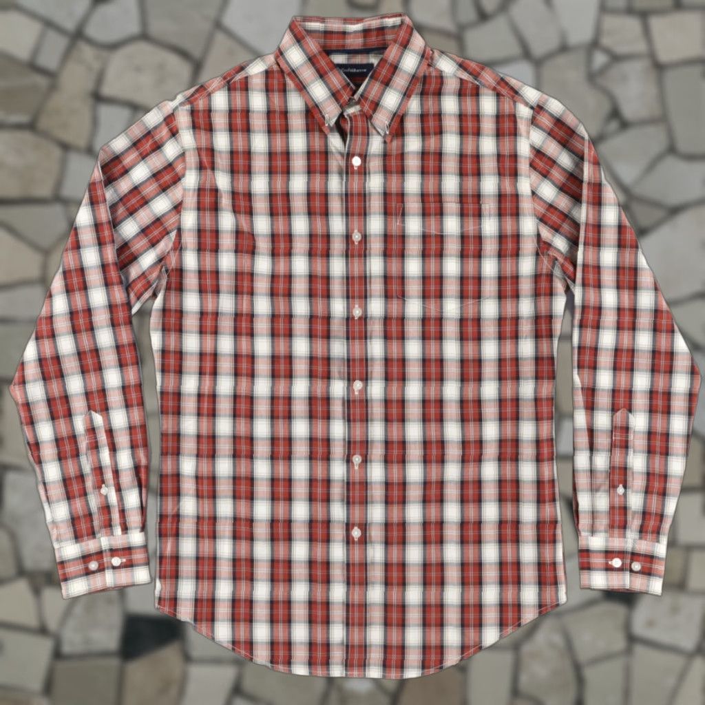 Croft & Barrow Croft & Barrow Easy Care Plaid Long Sleeve Button Down Shirt Red Men's S Size US S / EU 44-46 / 1 - 1 Thumbnail