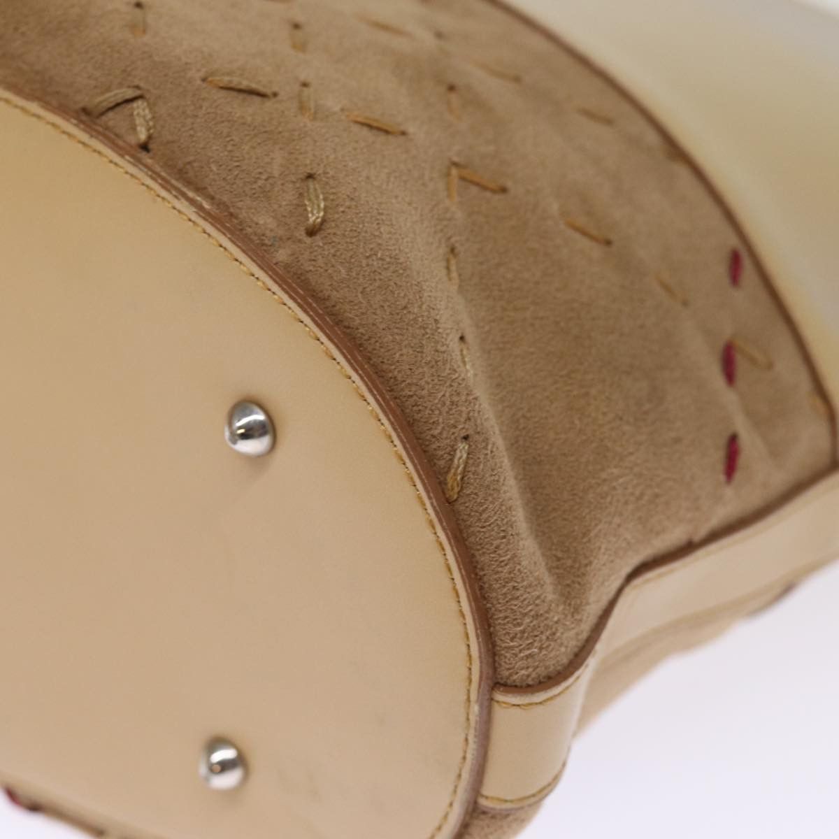 Burberry Burberry Shoulder Bag Suede Leather Beige Size ONE SIZE - 14 Thumbnail