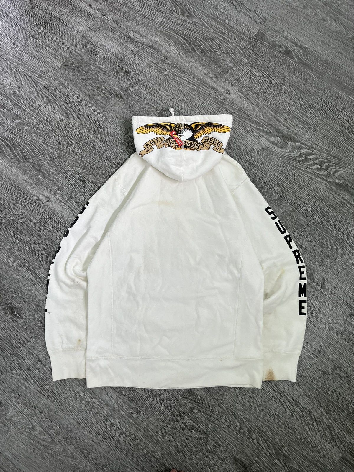 Antihero × Supreme Supreme x Anti Hero FW16 Hoodie Size US L / EU 52-54 / 3 - 6 Thumbnail