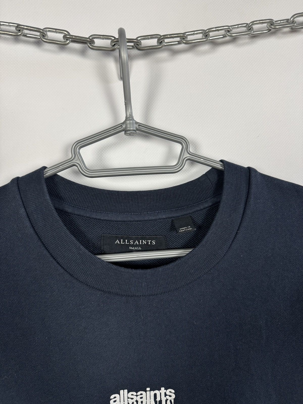 Allsaints Allsaints Refract Crew Sweatshirt Cotton Pullover Size S Size US S / EU 44-46 / 1 - 7 Thumbnail