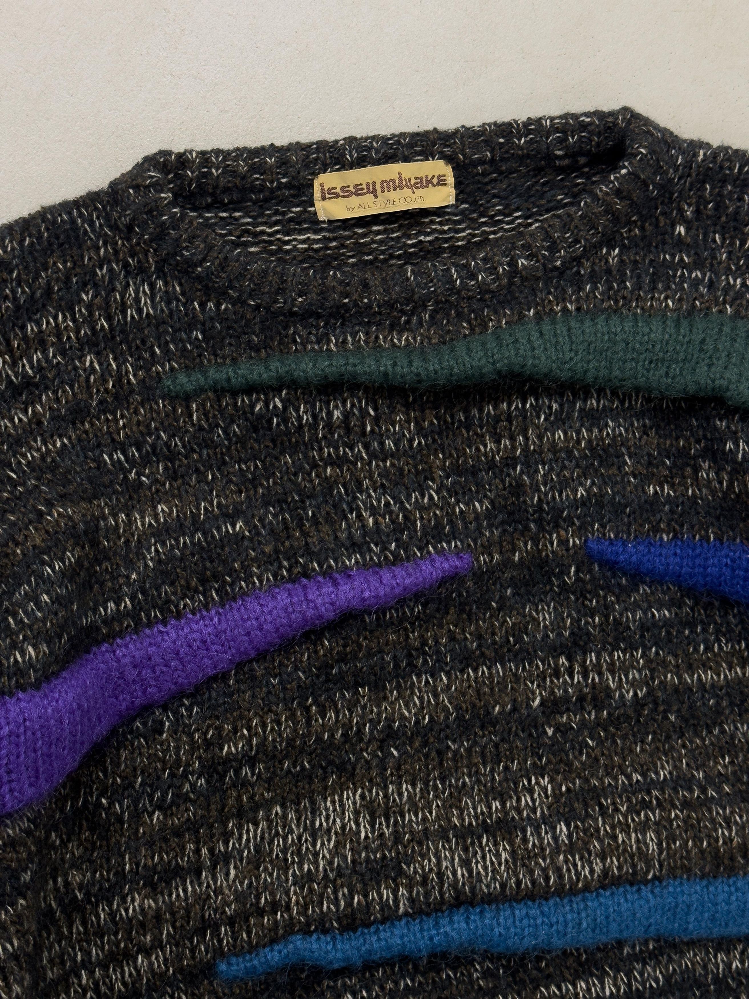 Issey Miyake Issey Miyake 1970s Archive Knit Sweater Size L / US 10 / IT 46 - 4 Thumbnail