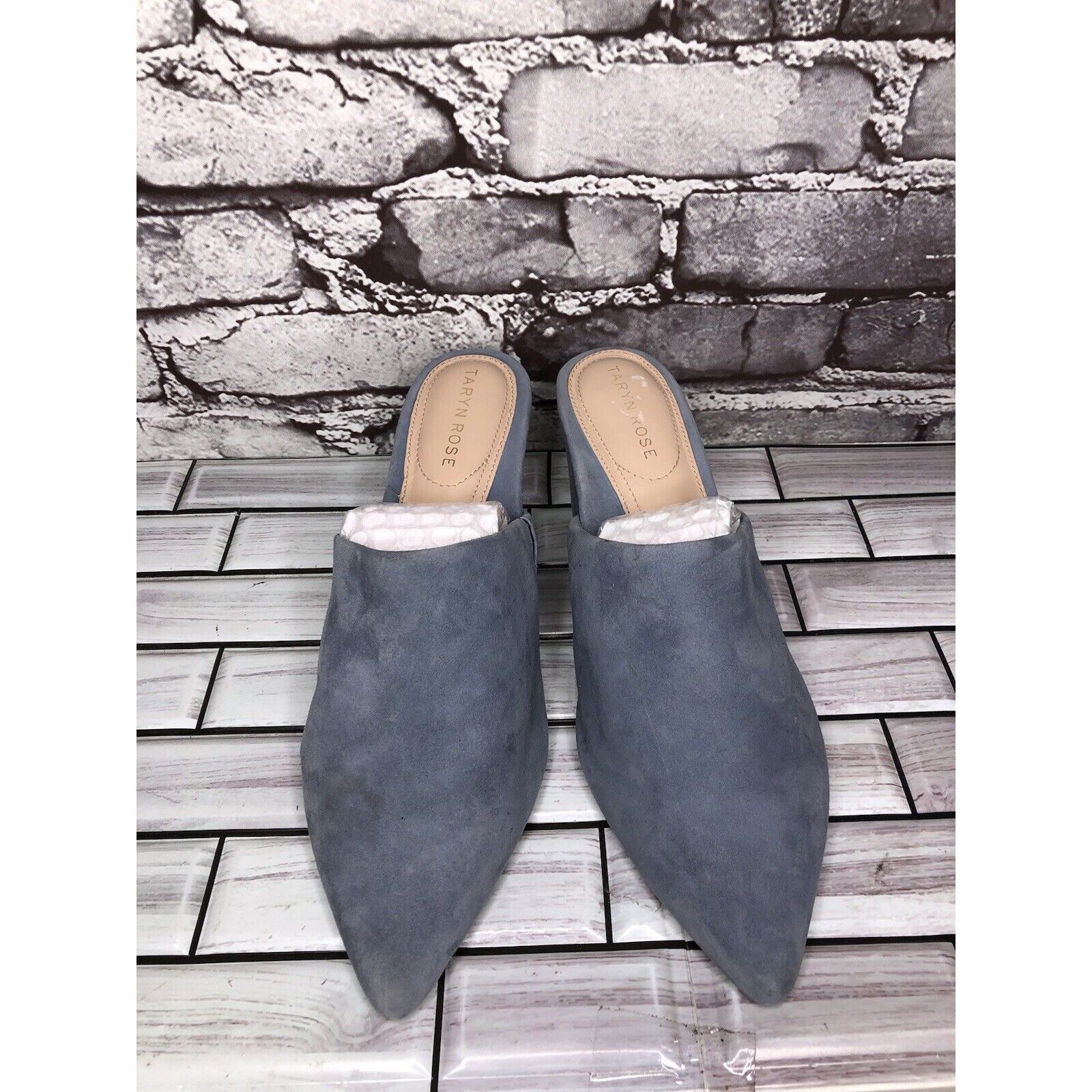 Other Taryn Rose Madisson Blue Suede Leather Pointed Toe Heels Wom Size US 9 / IT 39 - 12 Thumbnail