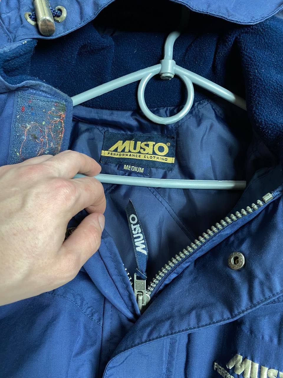 Musto MUSTO Yachting Vintage Distressed Nylon Sailing Jacket Size US M / EU 48-50 / 2 - 2 Thumbnail