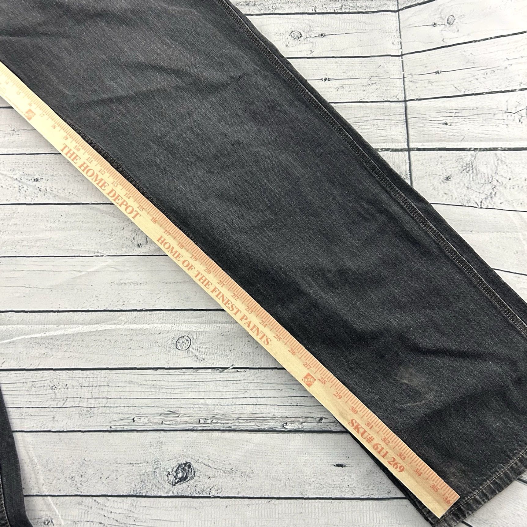 Levi's VTG Levi's Carpenter Jeans Black Wash Denim Men's 42x38 Straight 42 38 Mens Size US 42 / EU 58 - 6 Thumbnail