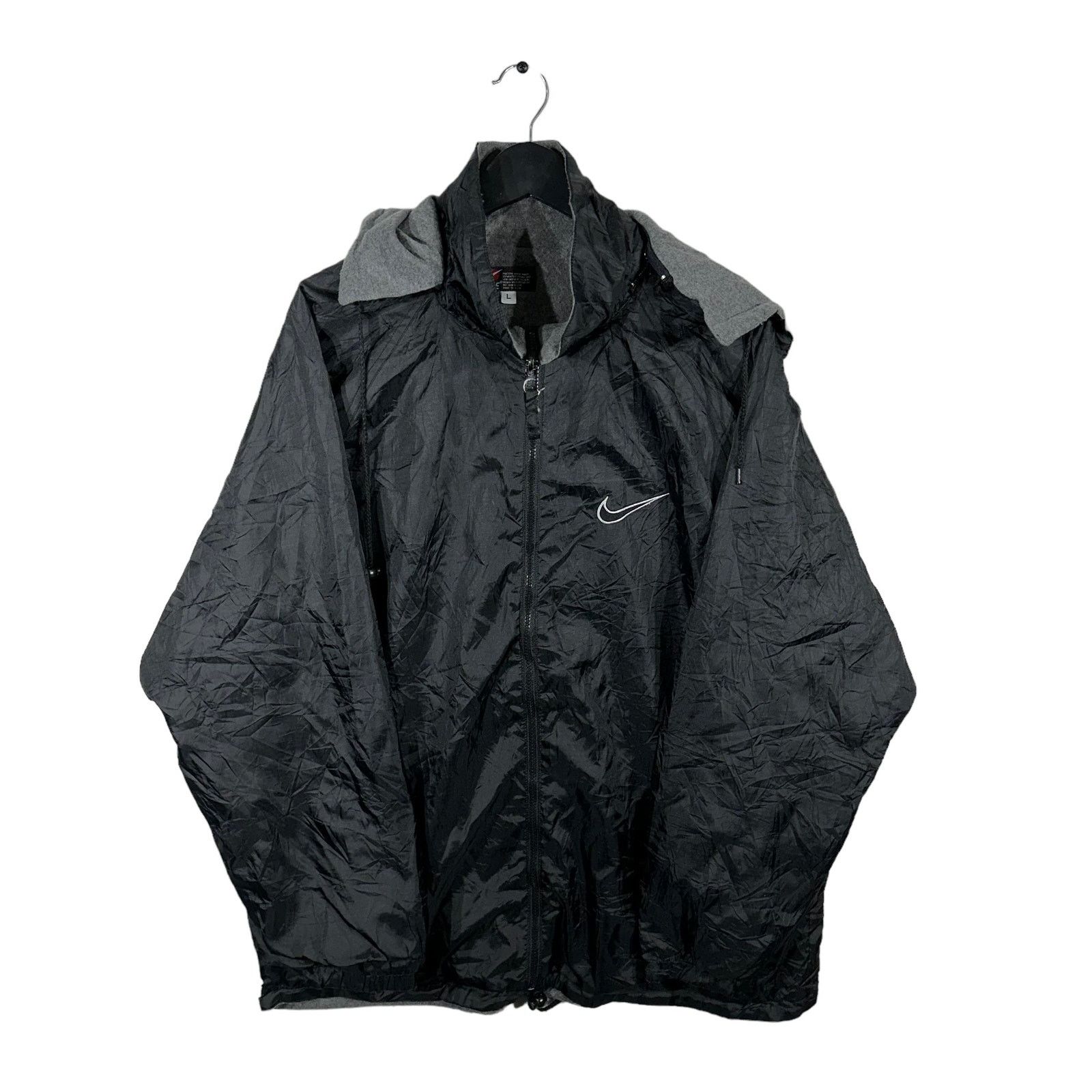 Nike Vintage Nike Bootleg Full Zip Hooded Light Jacket Size US L / EU 52-54 / 3 - 1 Thumbnail